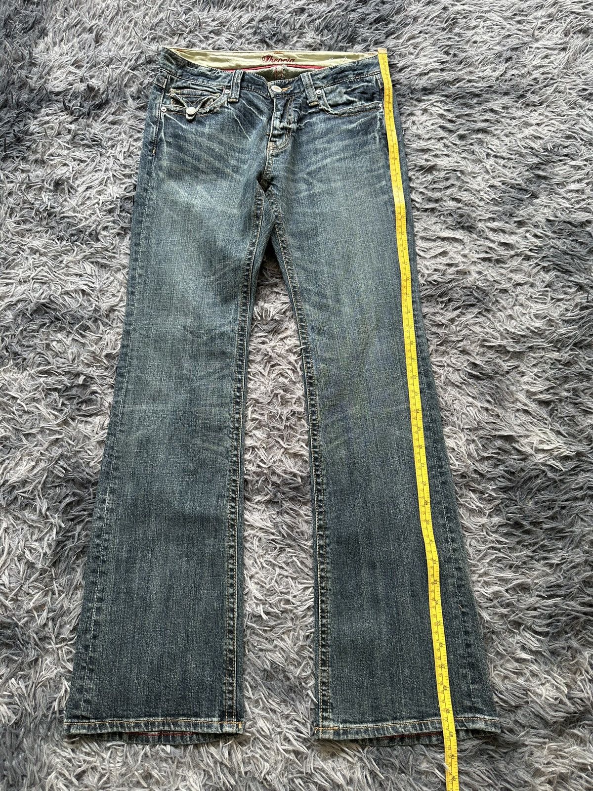 Hysteric Glamour 2000's Theoria j-rock flared fashion jeans Size US 30 / EU 46 - 14 Thumbnail