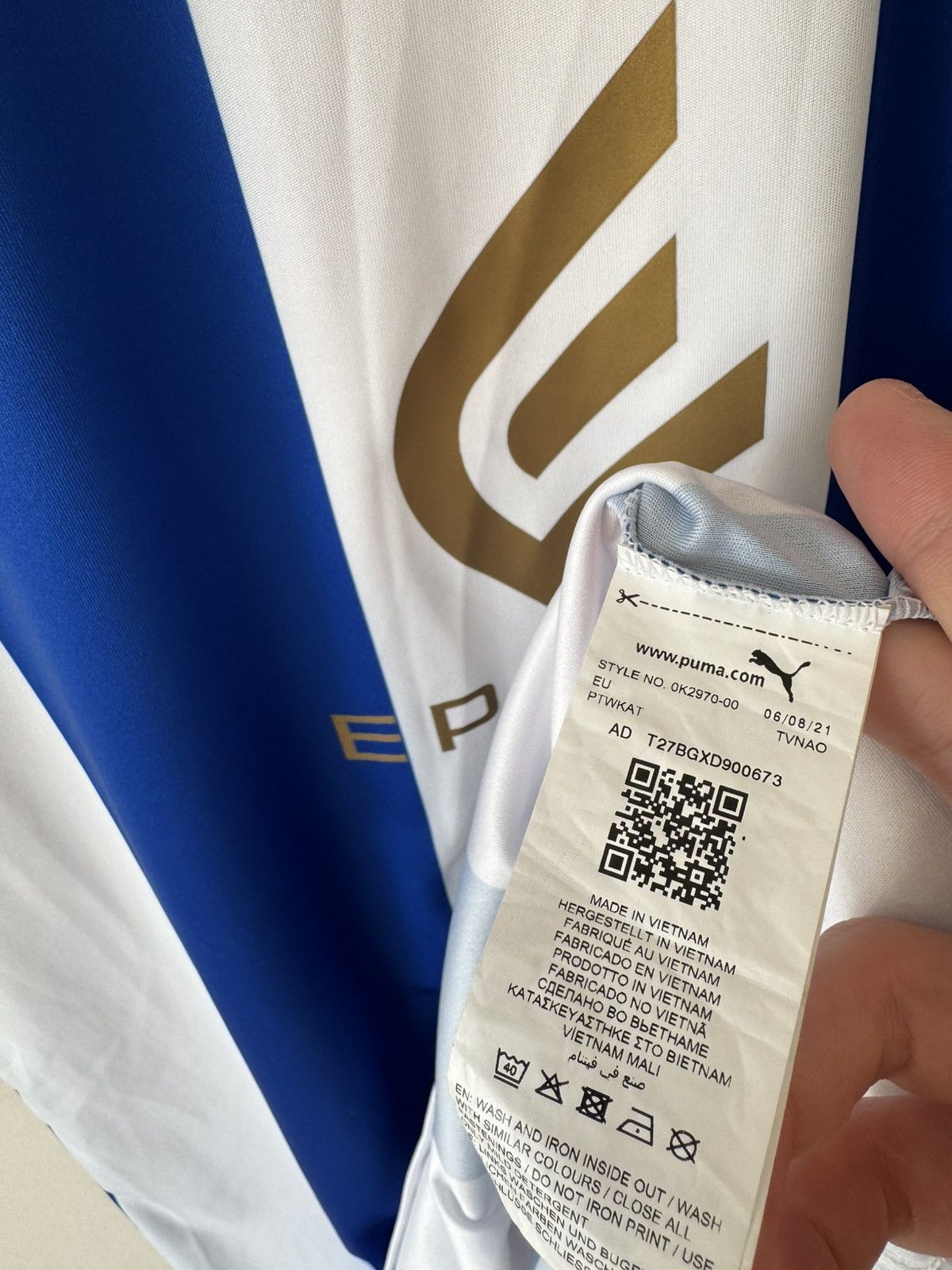 Puma Wigan Athletic 2021-2022 Home Soccer Jersey Football Shirt Size US XL / EU 56 / 4 - 12 Thumbnail