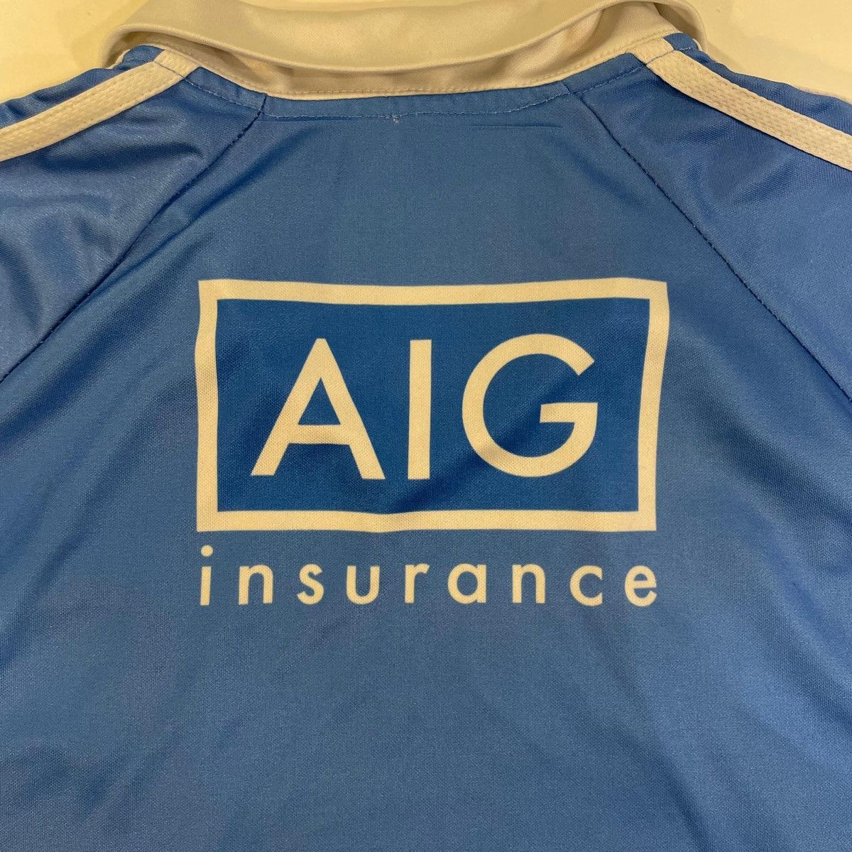 O'Neills Ath cliath GAA jersey in blue and white polo shirt tee rugby Size US L / EU 52-54 / 3 - 4 Thumbnail