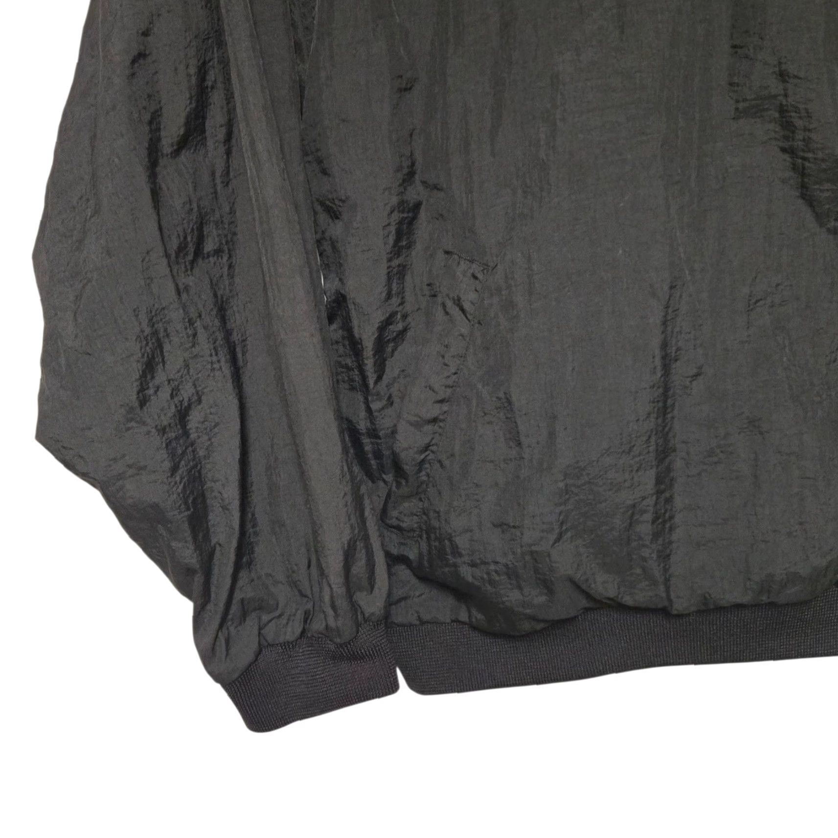 Spalding VINTAGE Spalding Windbreaker Jacket Mens Large Black 1990s Size US L / EU 52-54 / 3 - 3 Thumbnail