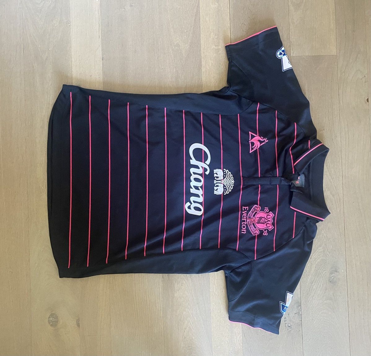 Le Coq Sportif Everton footballshirt 2009/10 away Gary Neville Size US S / EU 44-46 / 1 - 1 Thumbnail