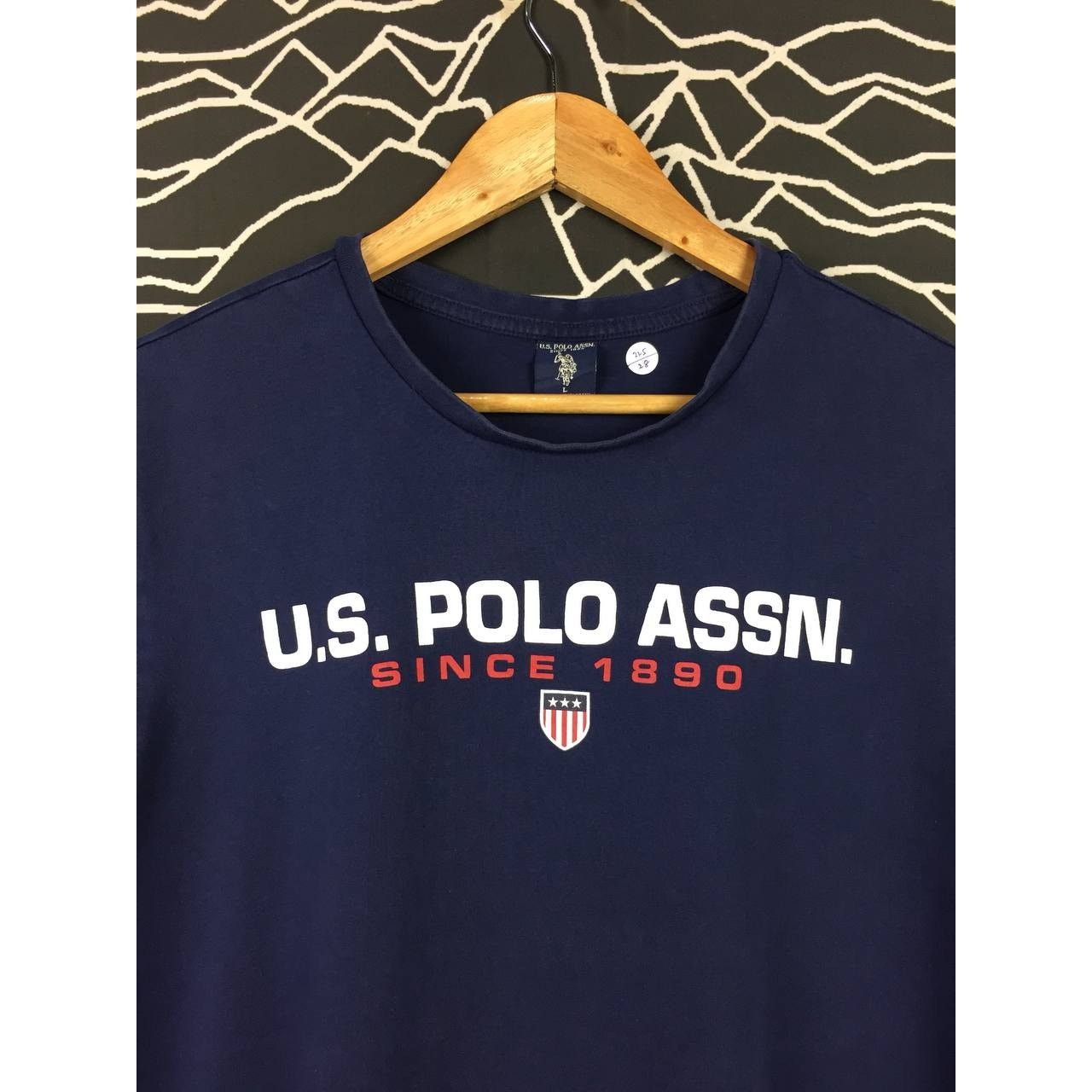 Polo Ralph Lauren × U.S. Polo Assn. × Vintage U.S Polo Assn. Since 1980 Spell Out Logo Tee Size US L / EU 52-54 / 3 - 3 Thumbnail