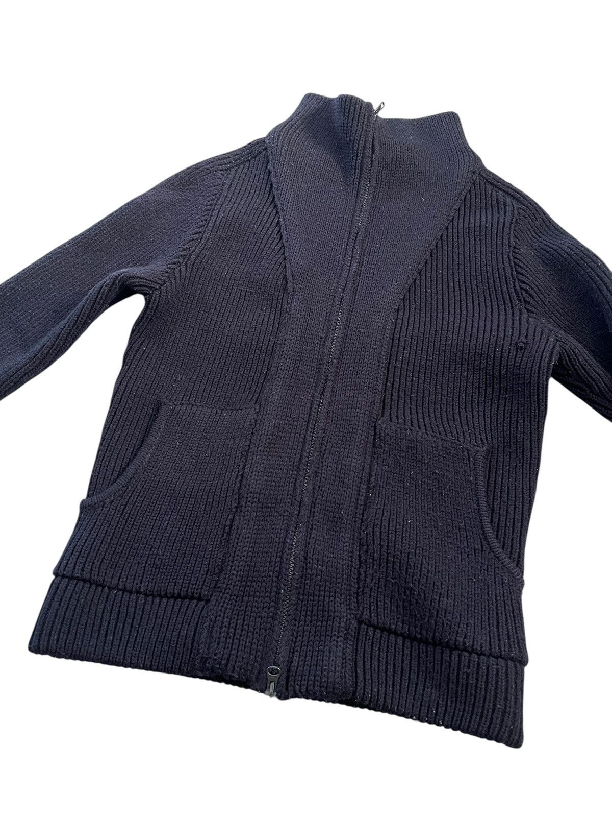Blue Blue Japan Blue Blue Indigo Zipper Navy Knit Sweater Size US M / EU 48-50 / 2 - 9 Thumbnail