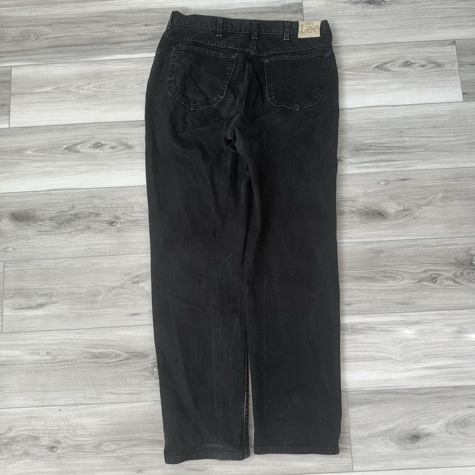 Lee Vintage Lee Union Made USA Washed Black Jeans Mens 36x34 Size US 36 / EU 52 - 12 Thumbnail
