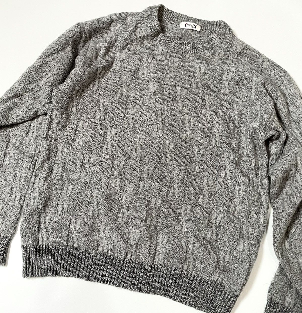 Issey Miyake Vintage issey sport knitted grey sweater Size US M / EU 48-50 / 2 - 7 Thumbnail