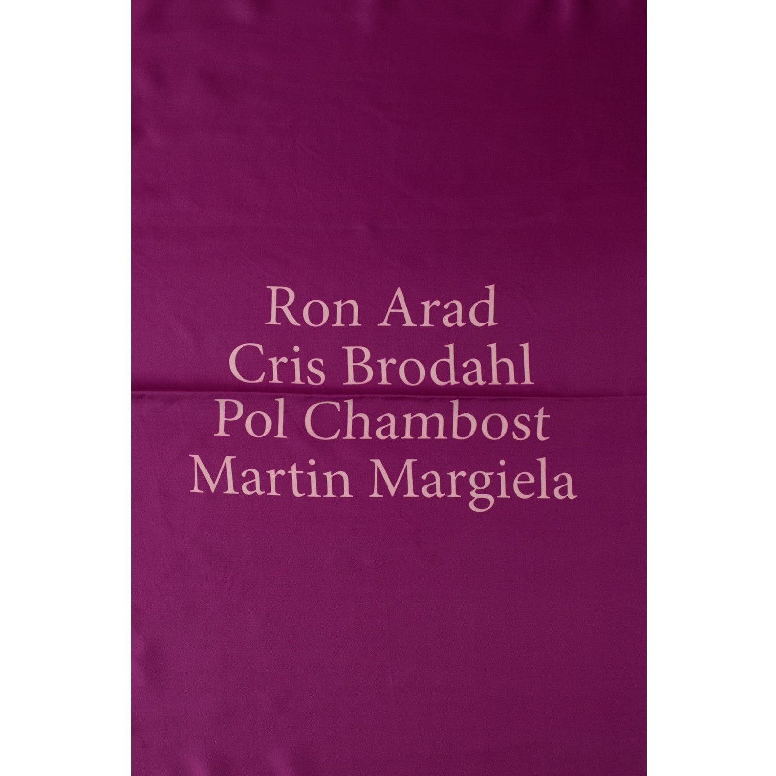 Maison Margiela 2014 Margiela Purple Silk Scarf Size ONE SIZE - 4 Thumbnail