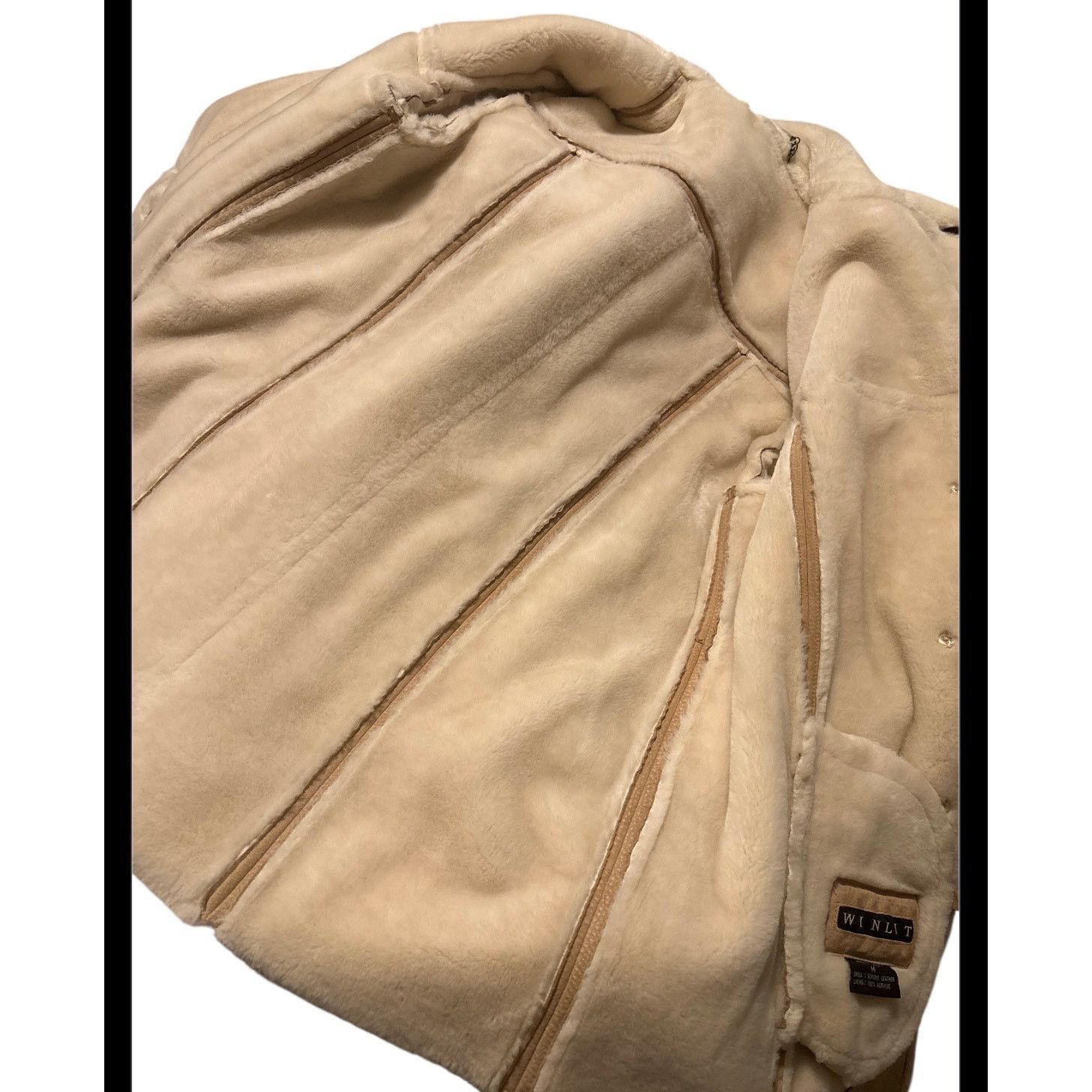 The Unbranded Brand WINLIT Genuine Leather Faux Fur Coat Size Medium Size M / US 6-8 / IT 42-44 - 6 Thumbnail