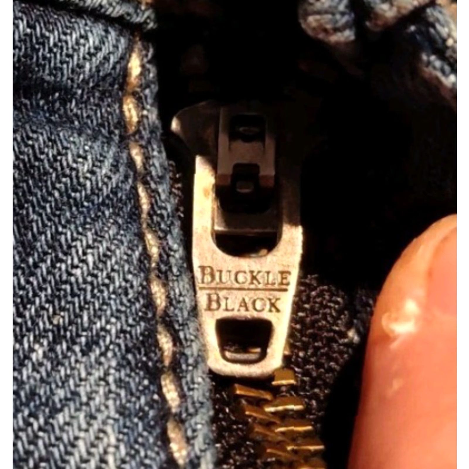 Buckle Black BUCKLE BLACK Womens Jeans Straight Leg Acid Wash Blue Cotton Blend 32x31 All Seasons Size 24" / US 00 / IT 34 - 7 Thumbnail