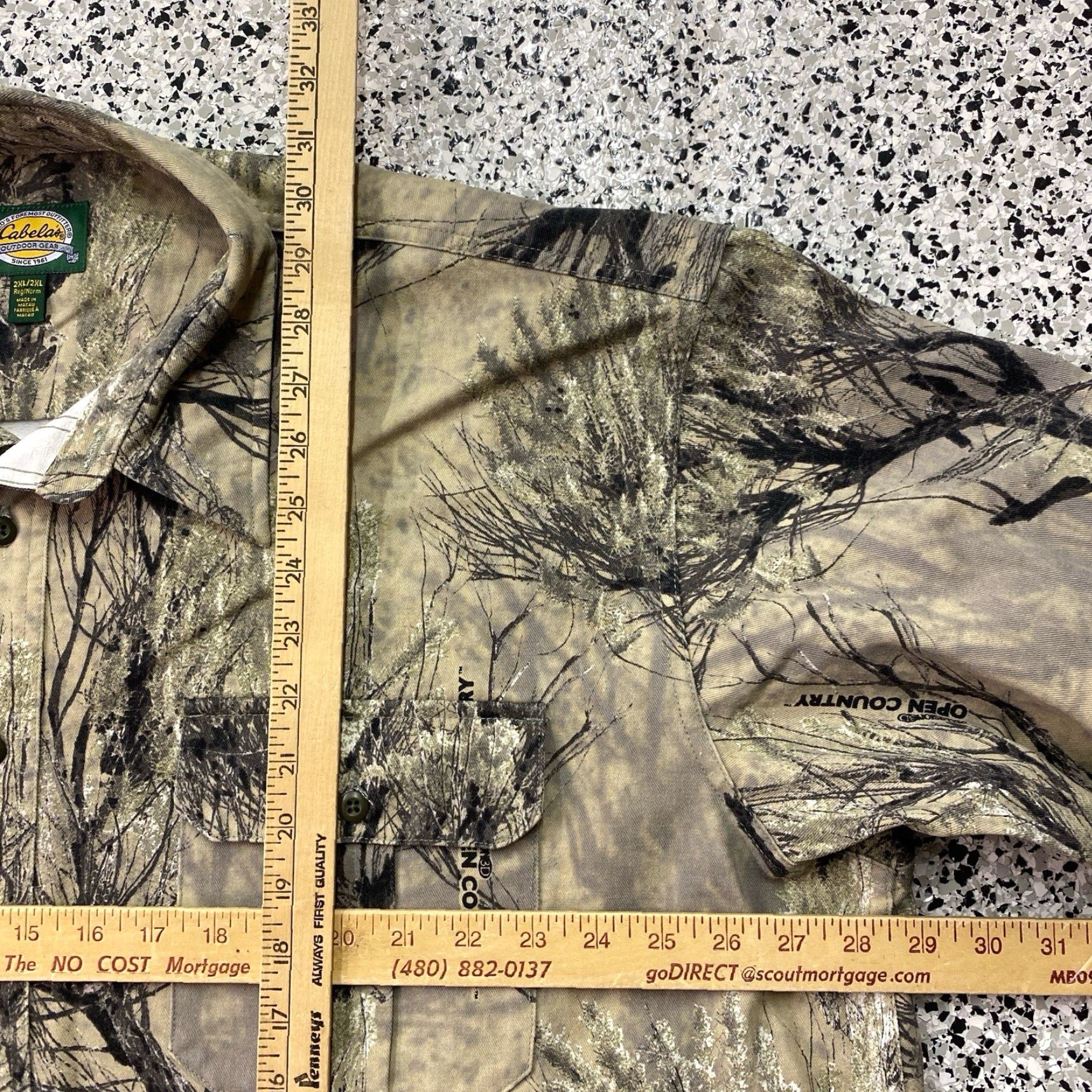 Vintage VINTAGE Cabela's Shirt Mens 2XL Camo Heavyweight Long Sleeve Button Up Shirt Size US XXL / EU 58 / 5 - 3 Thumbnail