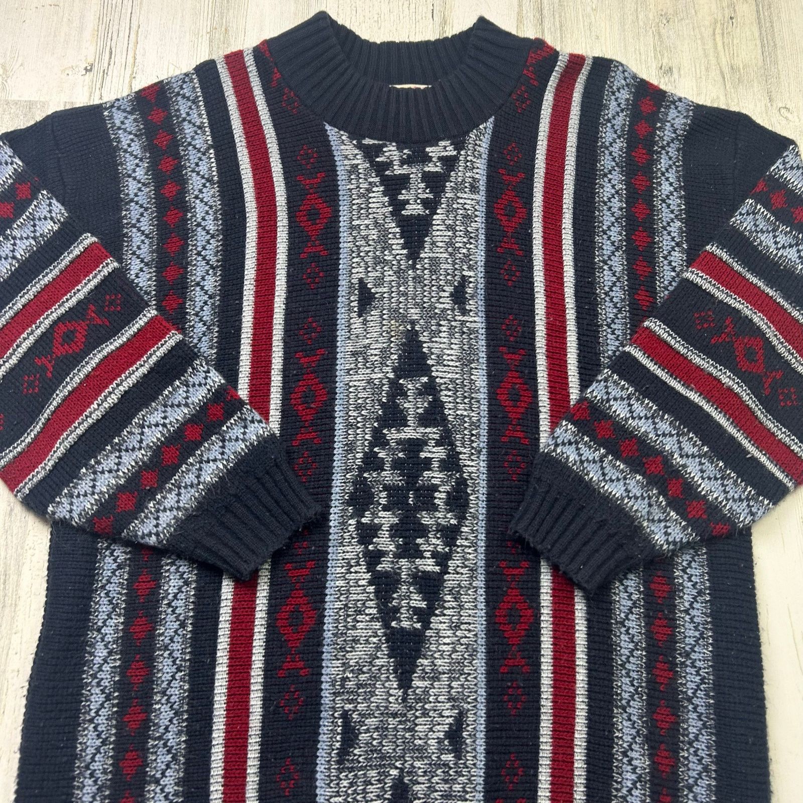 Vintage Vintage 1980s Clifton Place Knit Crewneck Sweater Size M / US 6-8 / IT 42-44 - 2 Thumbnail