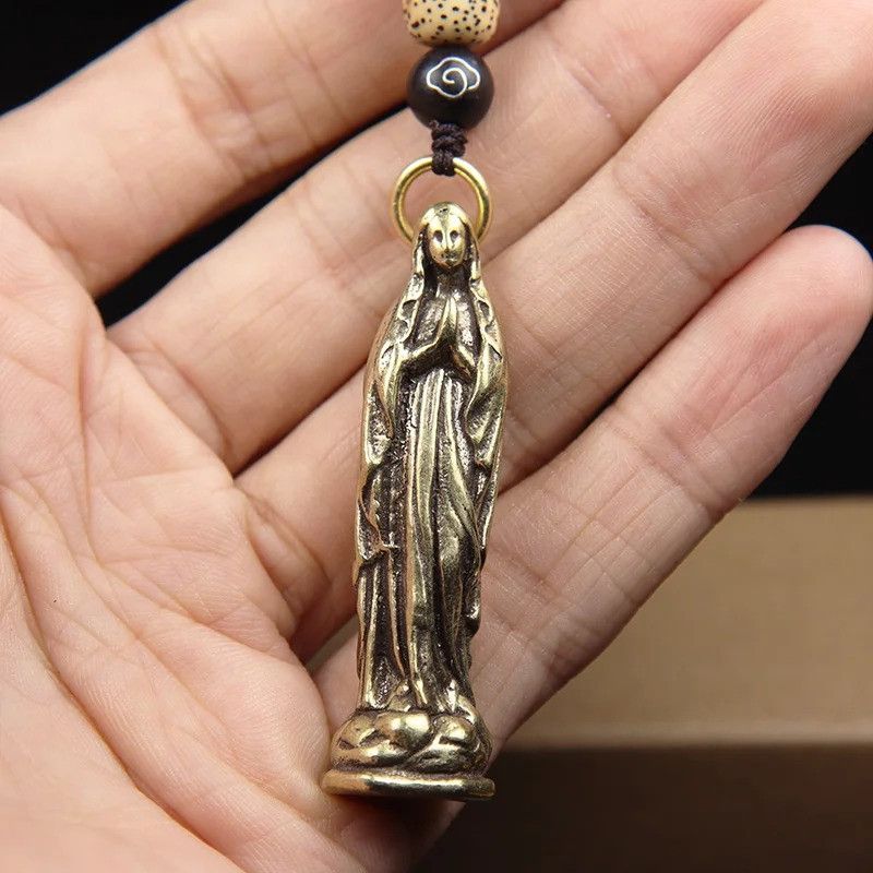 Other Blessed Virgin Mary Figurines Pendant Keyring Charms Gifts Size ONE SIZE - 2 Thumbnail