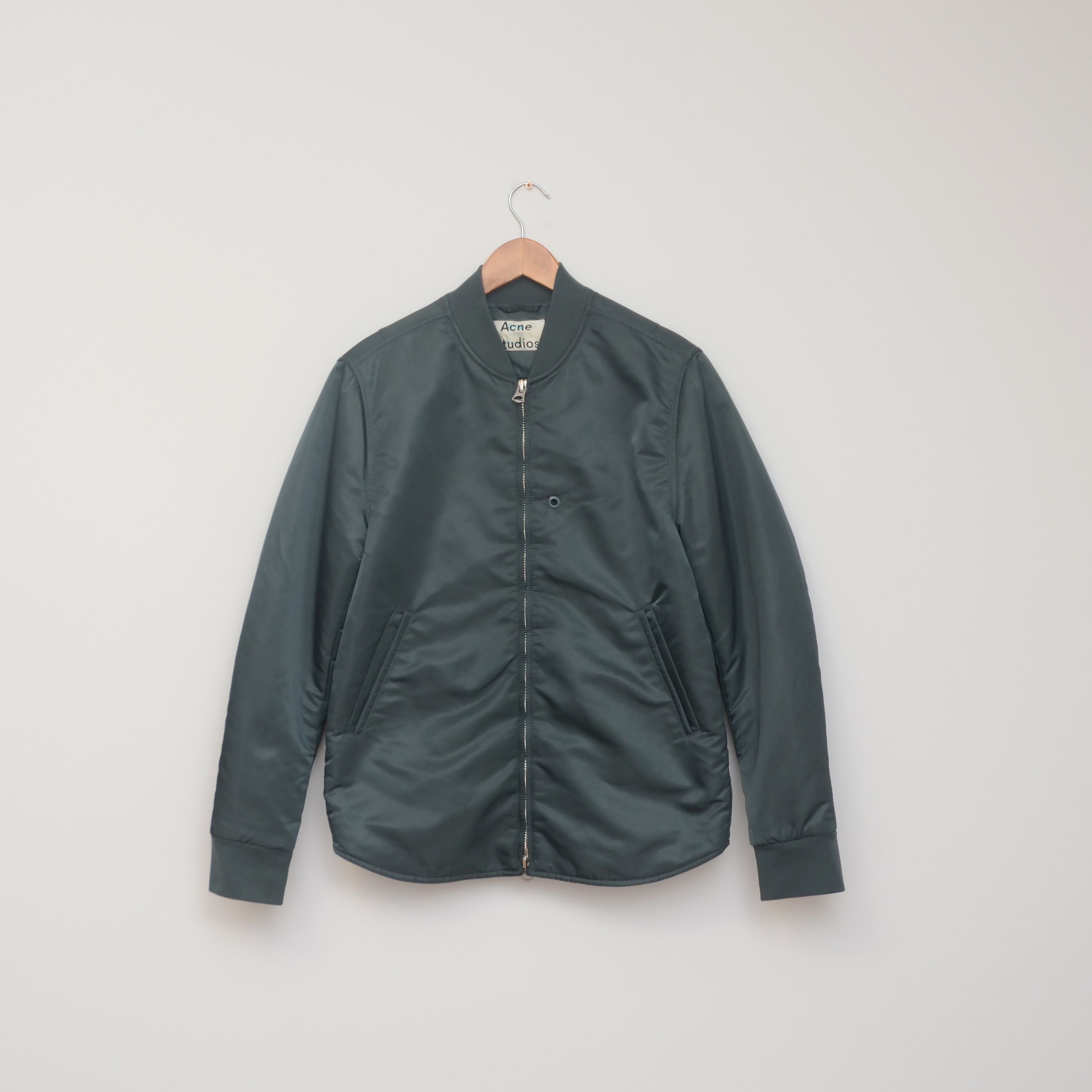 Acne Studios Mylon Shine PSS18 Bomber Jacket Unisex