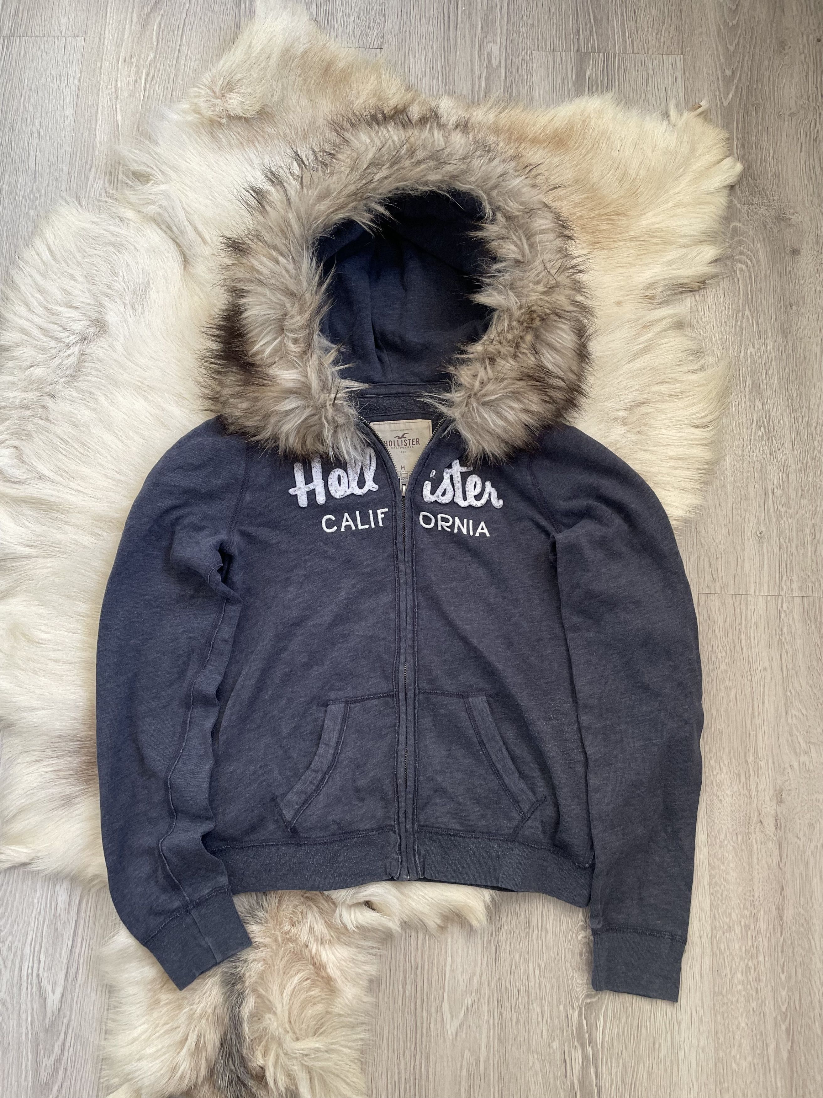 Hollister Y2K Fur Hoodie Hollister Opium Size US S / EU 44-46 / 1 - 2 Thumbnail