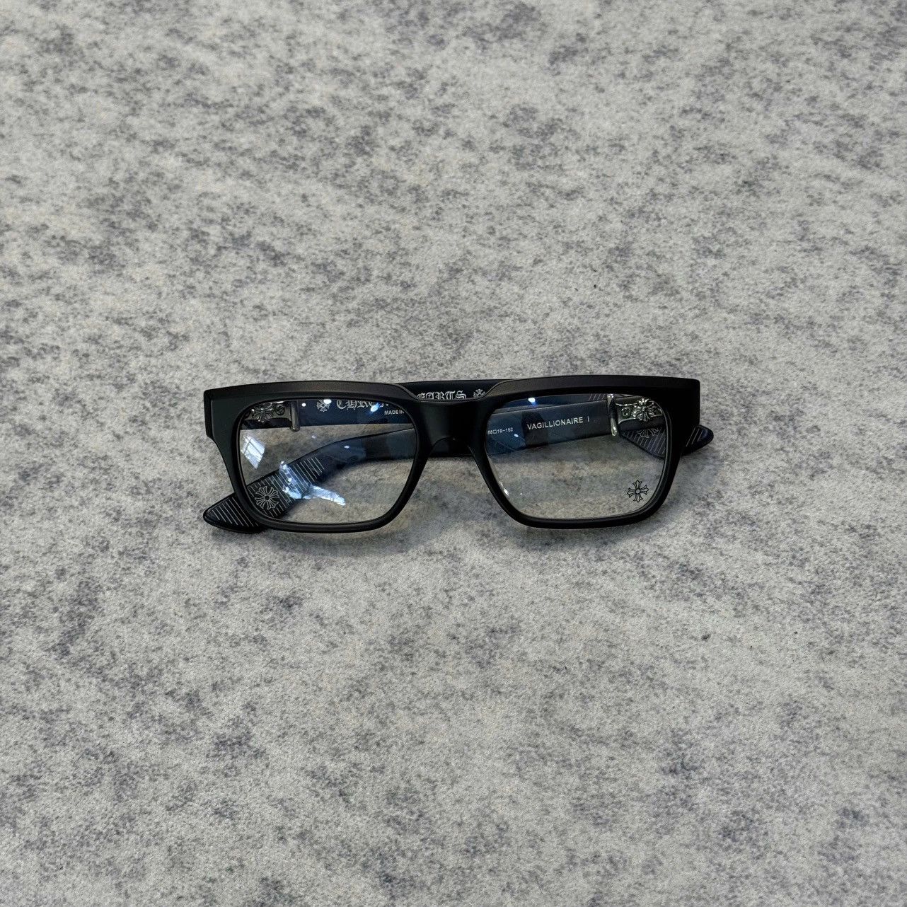 Chrome Hearts Chrome Hearts VAGILLIONAIRE I MATTE BLACK Size ONE SIZE - 6 Thumbnail