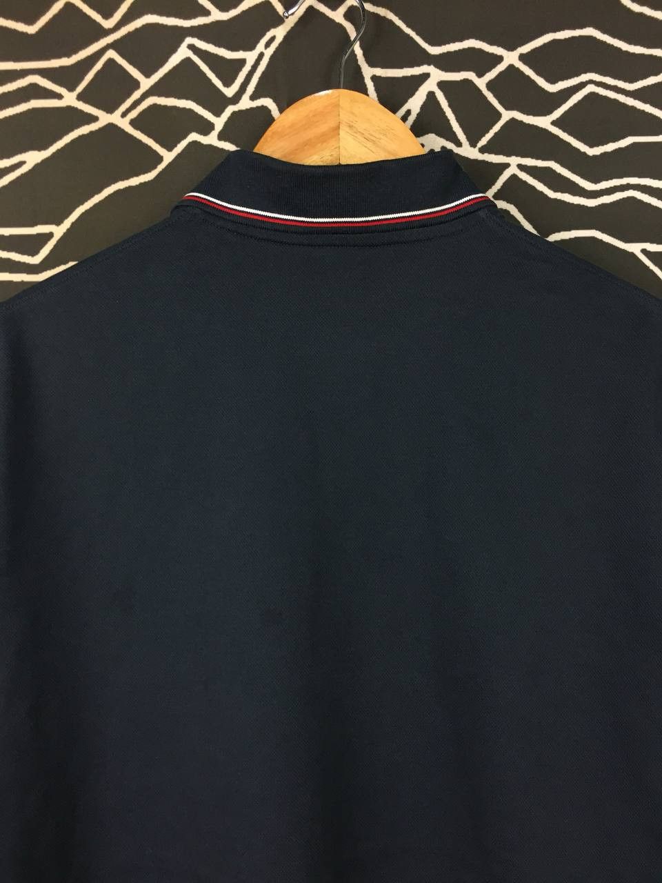 JW Anderson × Uniqlo Uniqlo x JW Anderson Navy Blue Tipped Polo Shirt Size L Size US L / EU 52-54 / 3 - 7 Thumbnail