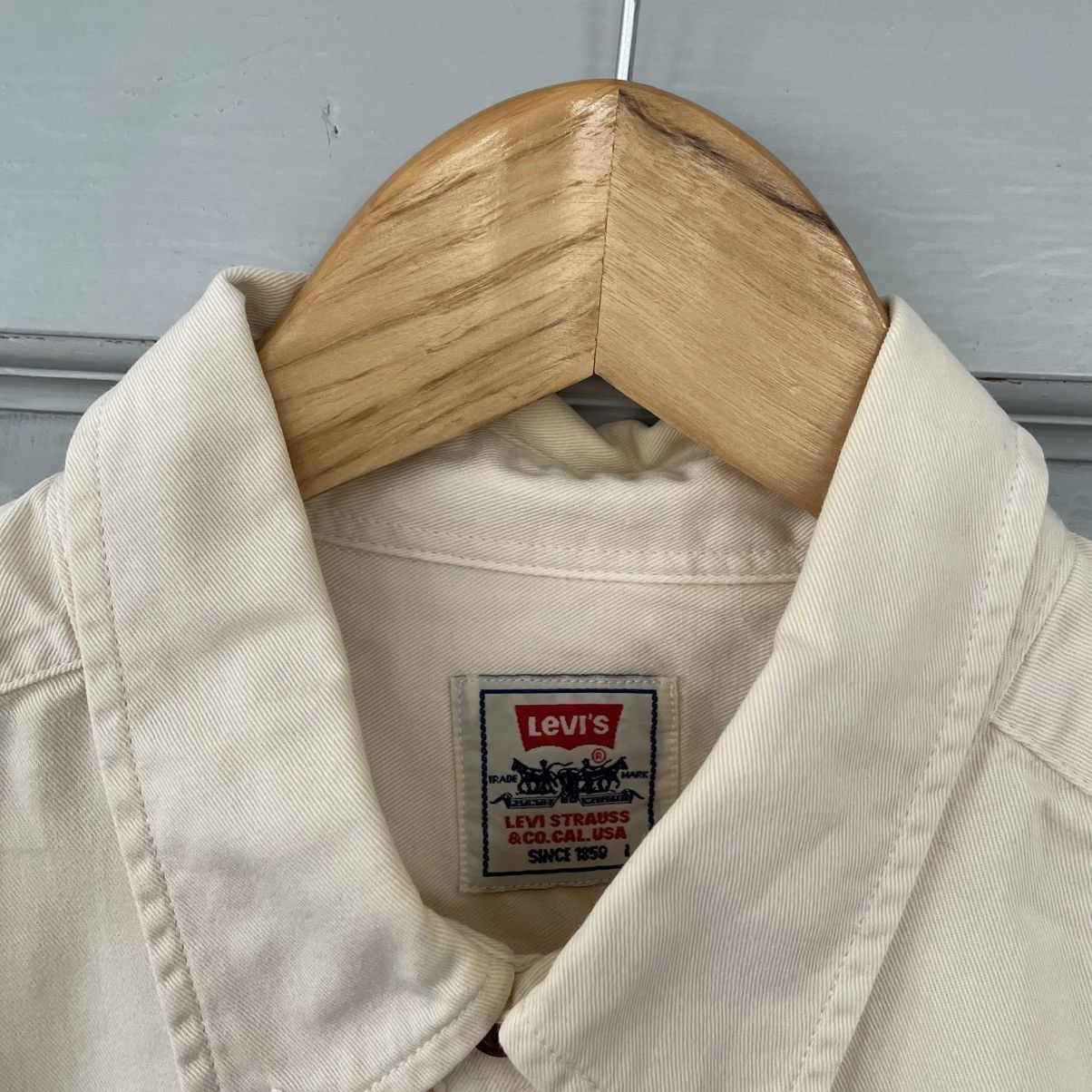 Levi's × Vintage Vintage 90’s Levi’s Grey Tab Shirt Button up Y2k size L Size US L / EU 52-54 / 3 - 8 Thumbnail