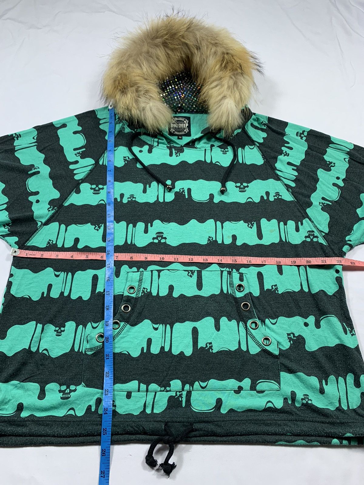 If Six Was Nine × Japanese Brand × Le Grande Bleu (L.G.B.) Dig Deep fur Skull Zip Hoodie lgb style Size US L / EU 52-54 / 3 - 5 Thumbnail