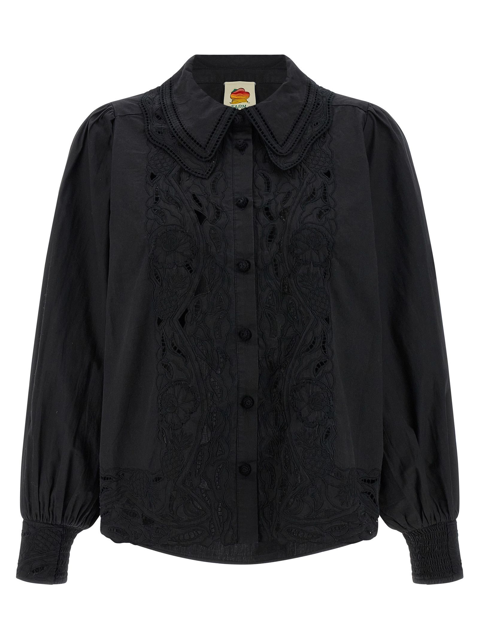Farm Rio 'Black embroidered' shirt Size S / US 4 / IT 40 - 1 Thumbnail