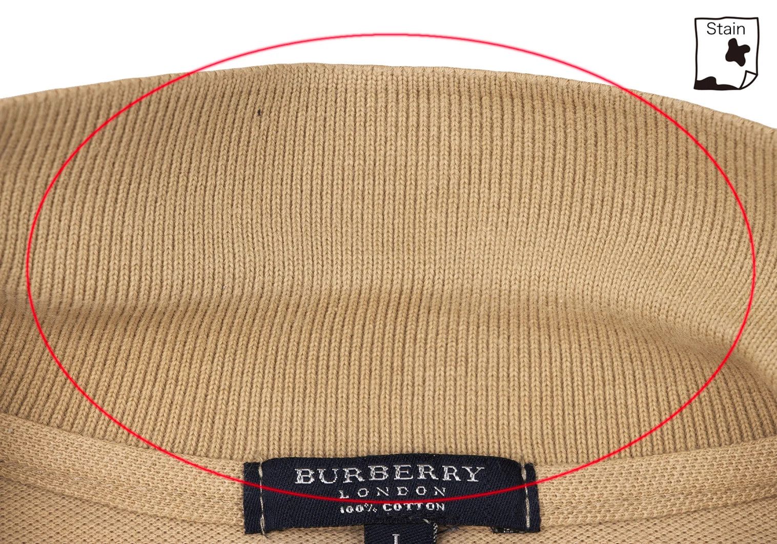 Burberry Embroidered Short Sleeve Polo Shirt in Beige L Size US L / EU 52-54 / 3 - 8 Thumbnail