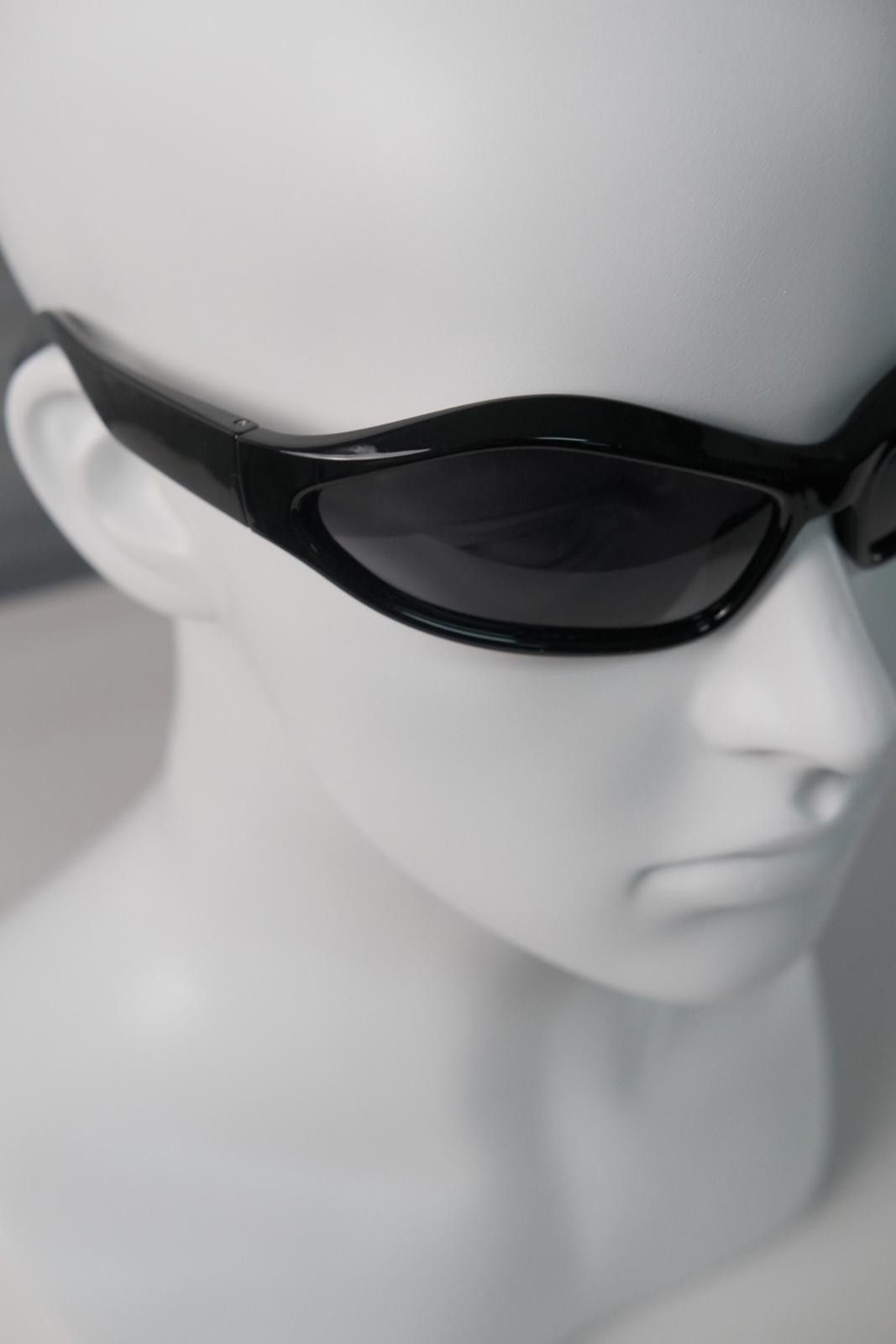 Other Vtg Y2k Avant Garde Future Sunglasses Black Unisex One Size Size ONE SIZE - 5 Thumbnail