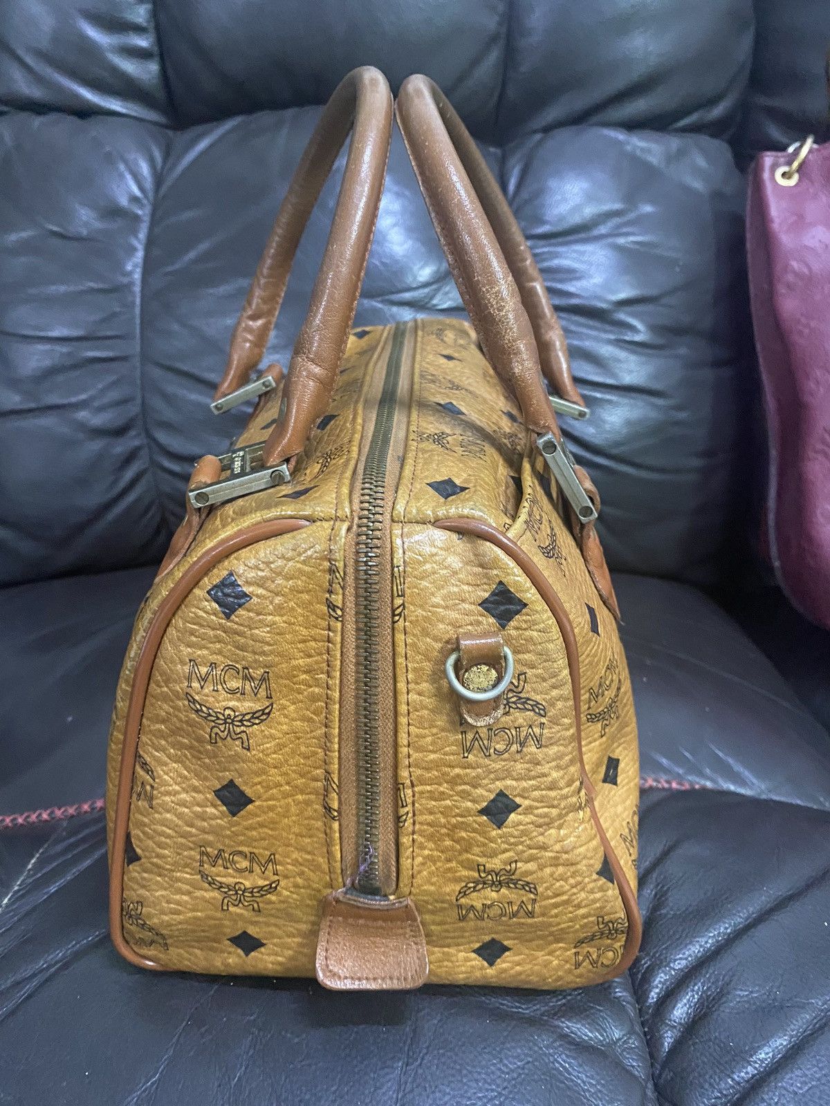 MCM Authentic Vintage MCM Monogram Speedy 30 Hand Bag Size ONE SIZE - 16 Thumbnail