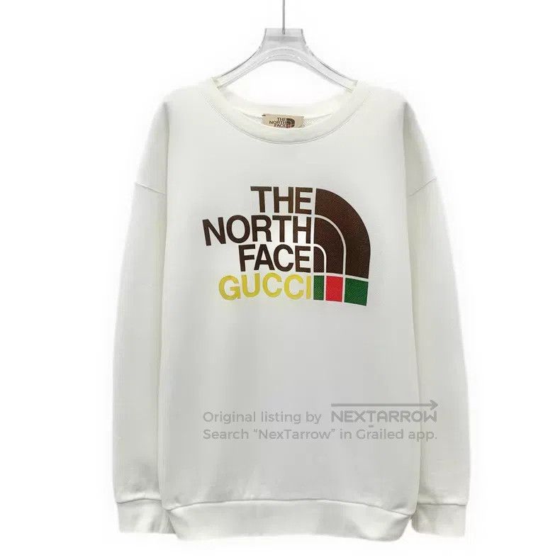 Gucci Gucci White logo letter print cotton round-neck long-sleev Size US M / EU 48-50 / 2 - 1 Thumbnail