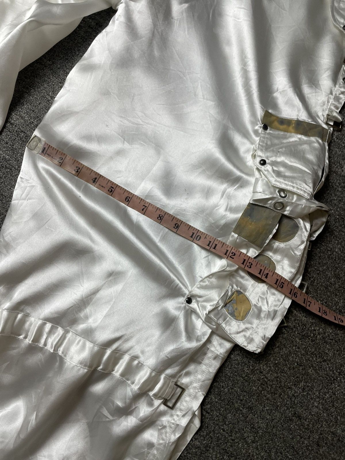 Japanese Brand 🔥 Ermosa by Juvenile Delinquent Satin Cargo Pants 🔥 (142) Size US 34 / EU 50 - 11 Thumbnail