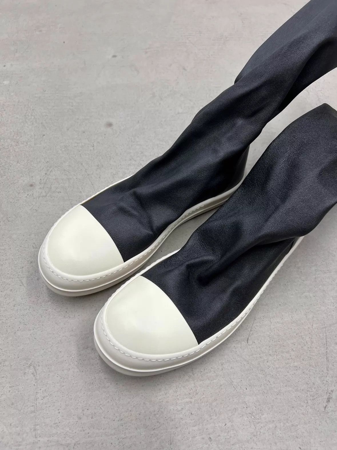 Rick Owens Rick Owens 17SS Sheepskin Mid-Calf Men's Boots Size US 7.5 / EU 40-41 - 3 Thumbnail