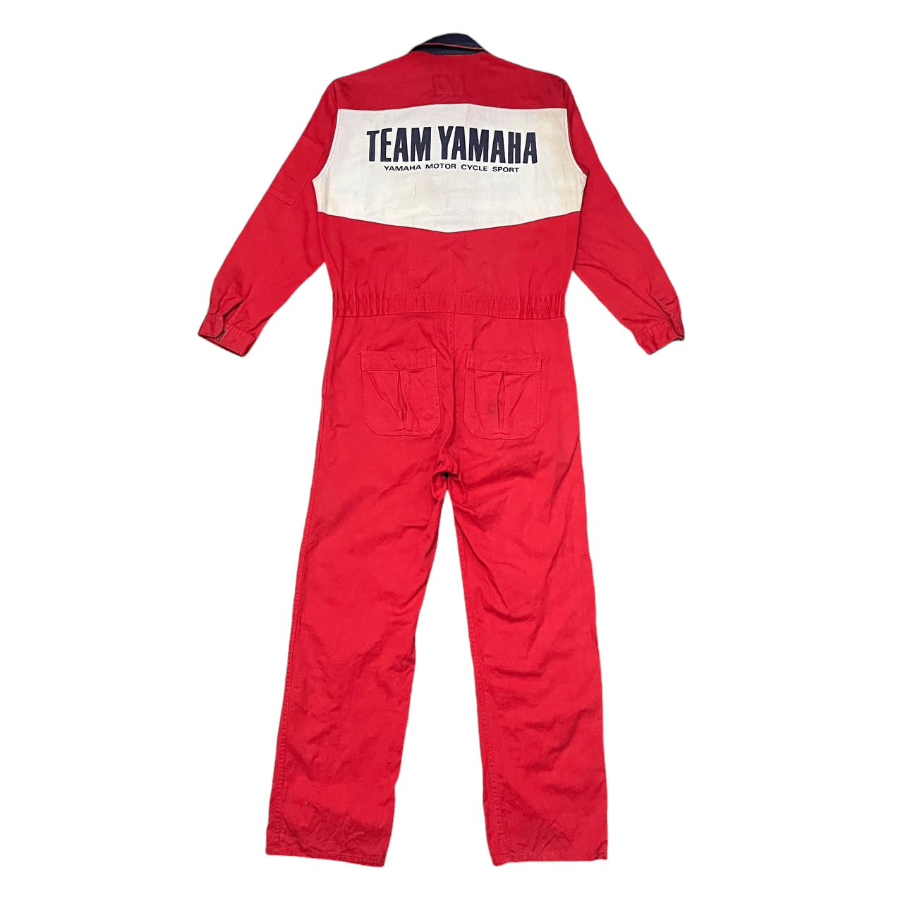 Yamaha Vintage Yamaha Motor Cycle sport Coverall Racing Size US 35 - 10 Thumbnail