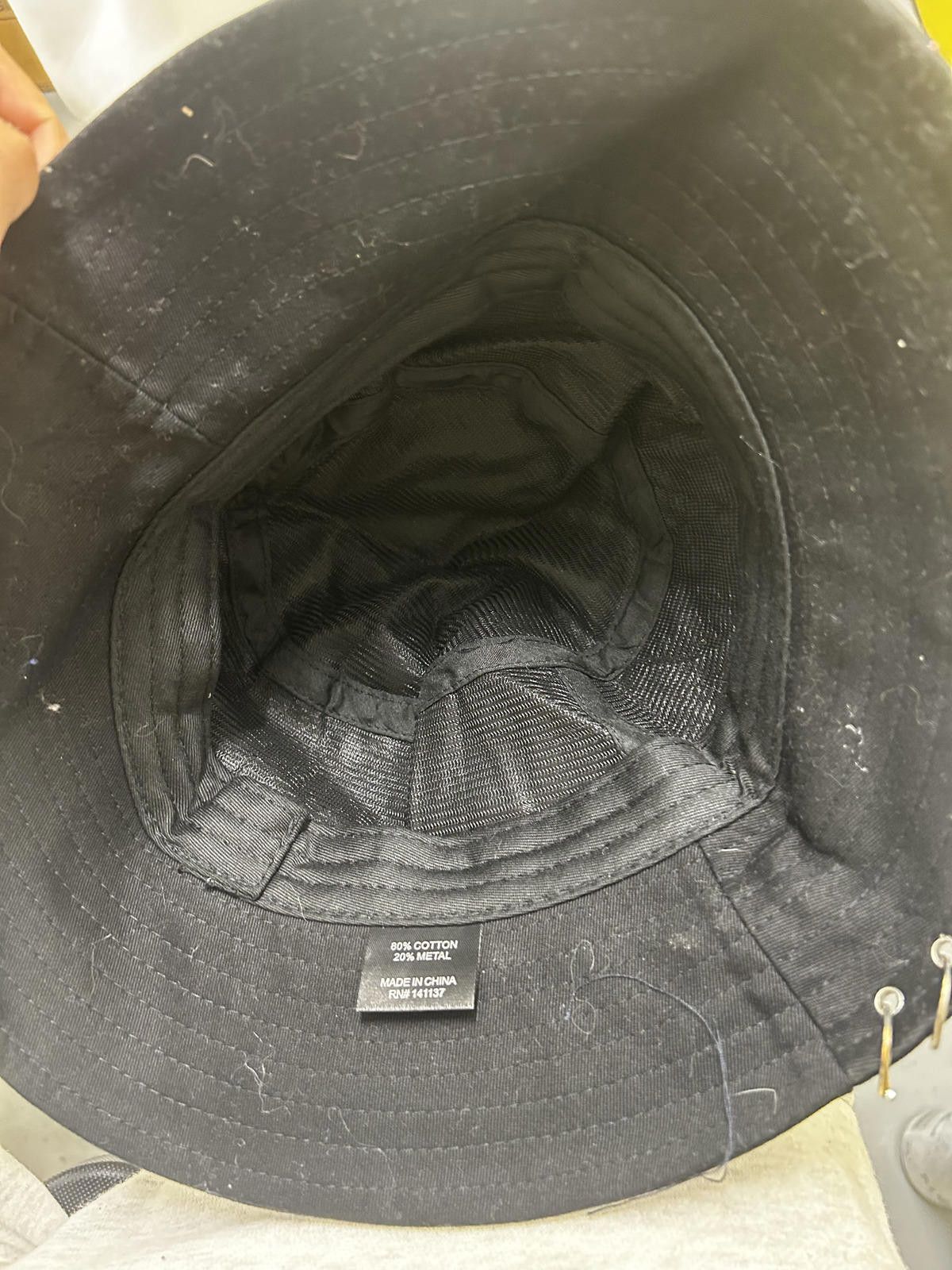 Designer Trendy Black Bucket Hat - Stylish & Versatile Size ONE SIZE - 3 Thumbnail