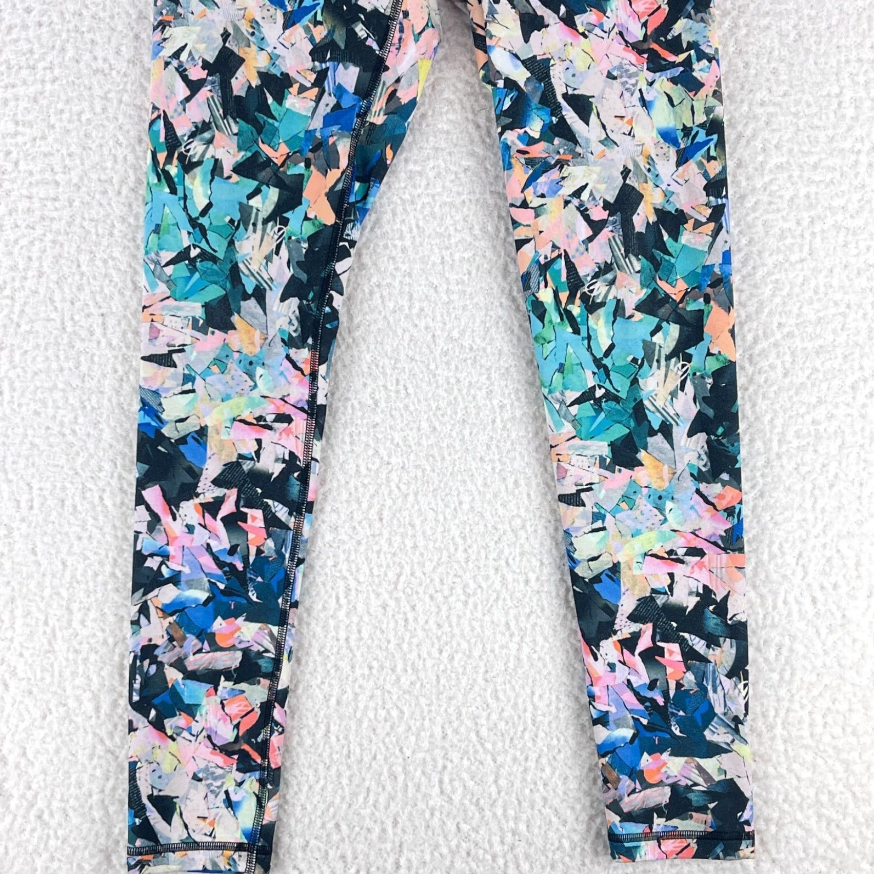 Marmot Marmot Blue Printed Ankle Leggings Womens Pull On Stretch Activewear Size M Size 32" / US 10 / IT 46 - 3 Thumbnail