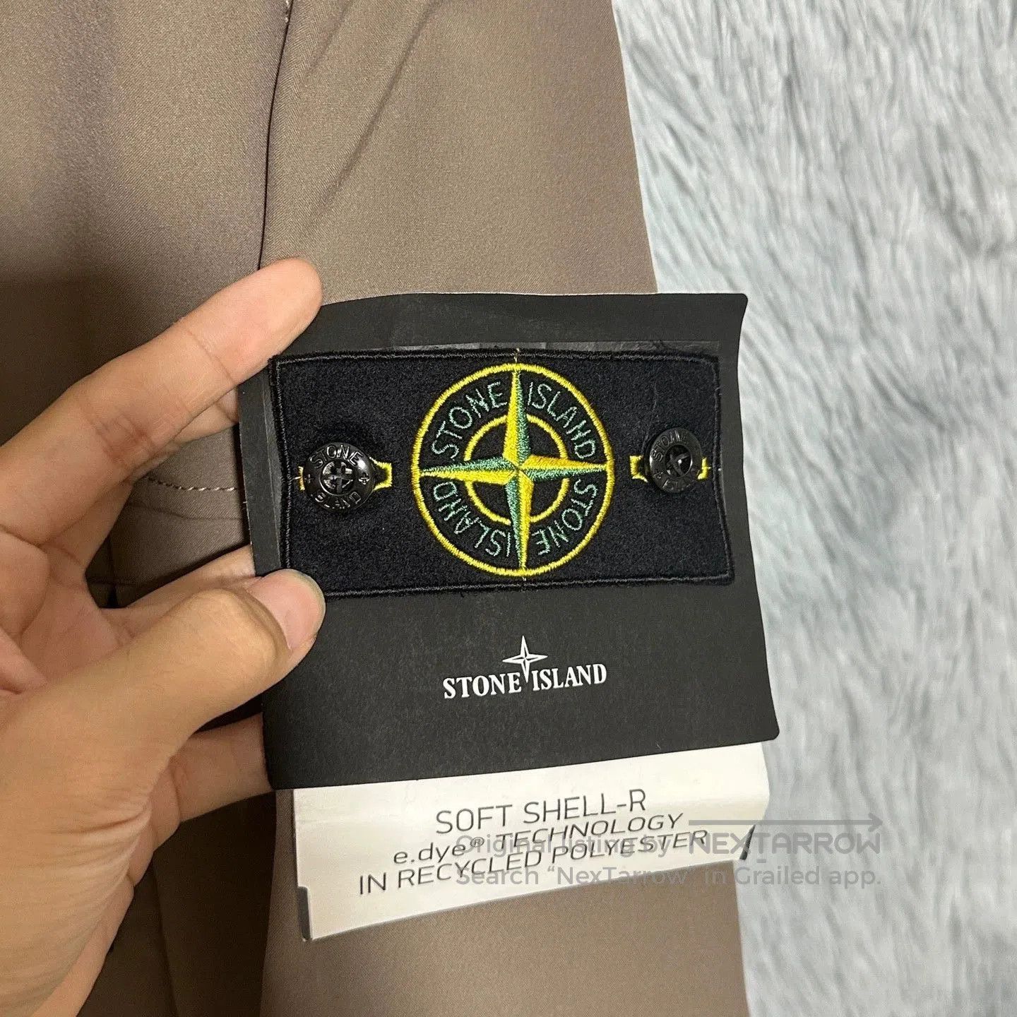 Stone Island brown hooded softshell jacket by stone island. Size US XL / EU 56 / 4 - 3 Thumbnail