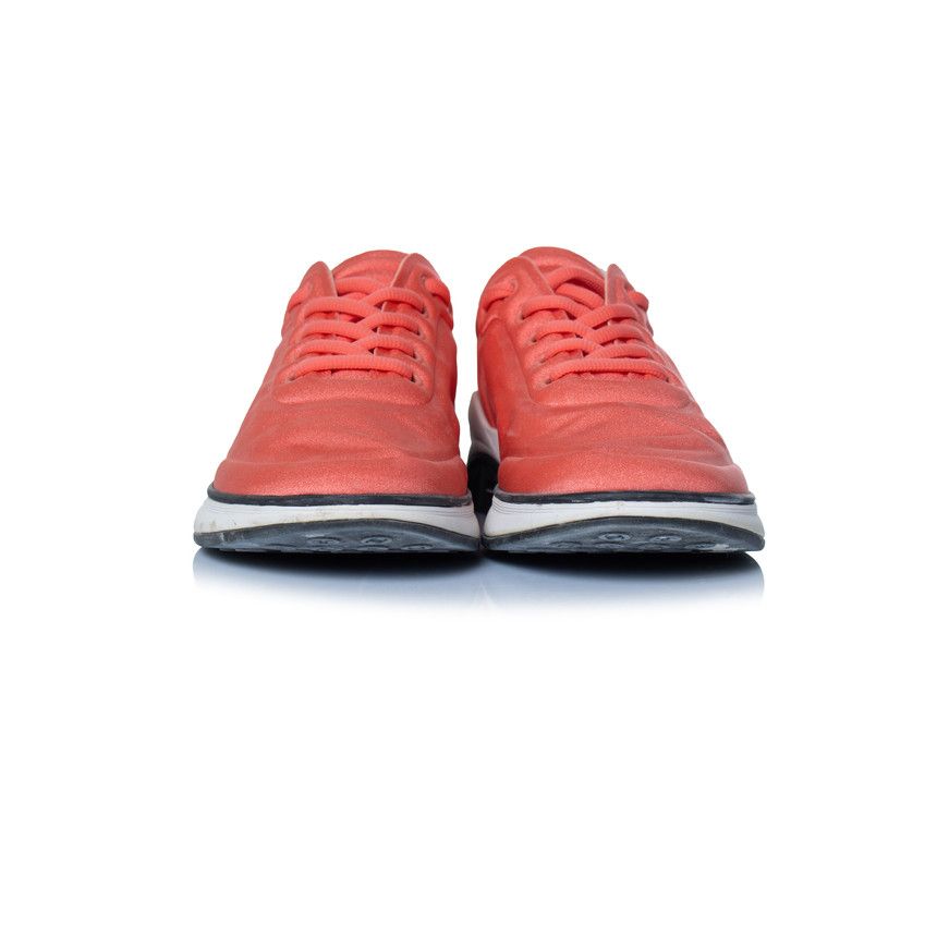 Chanel Chanel, 19P pink lycra CC logo low top trainers Size US 9 / IT 39 - 5 Thumbnail