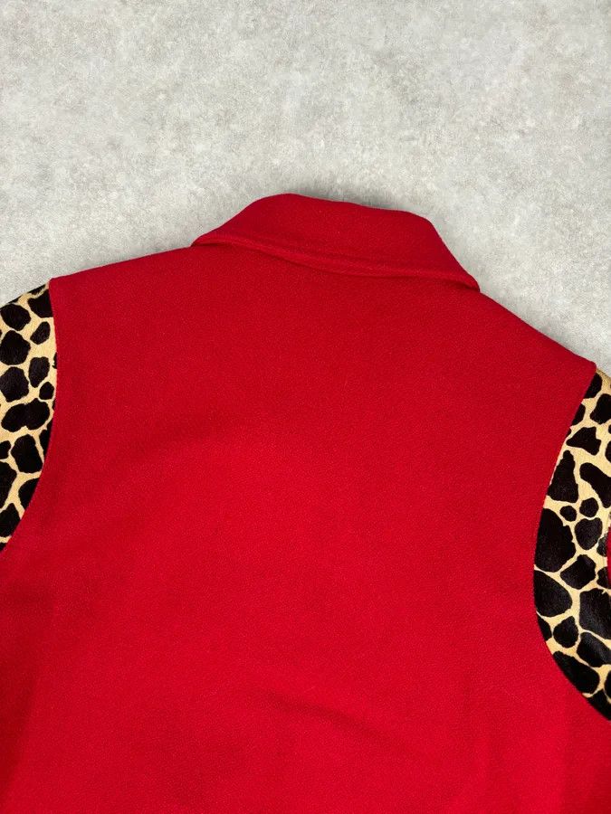 Saint Laurent Paris SS2014 Saint Laurent Cheetah Red Pony Hair Teddy Jacket Size US M / EU 48-50 / 2 - 7 Thumbnail