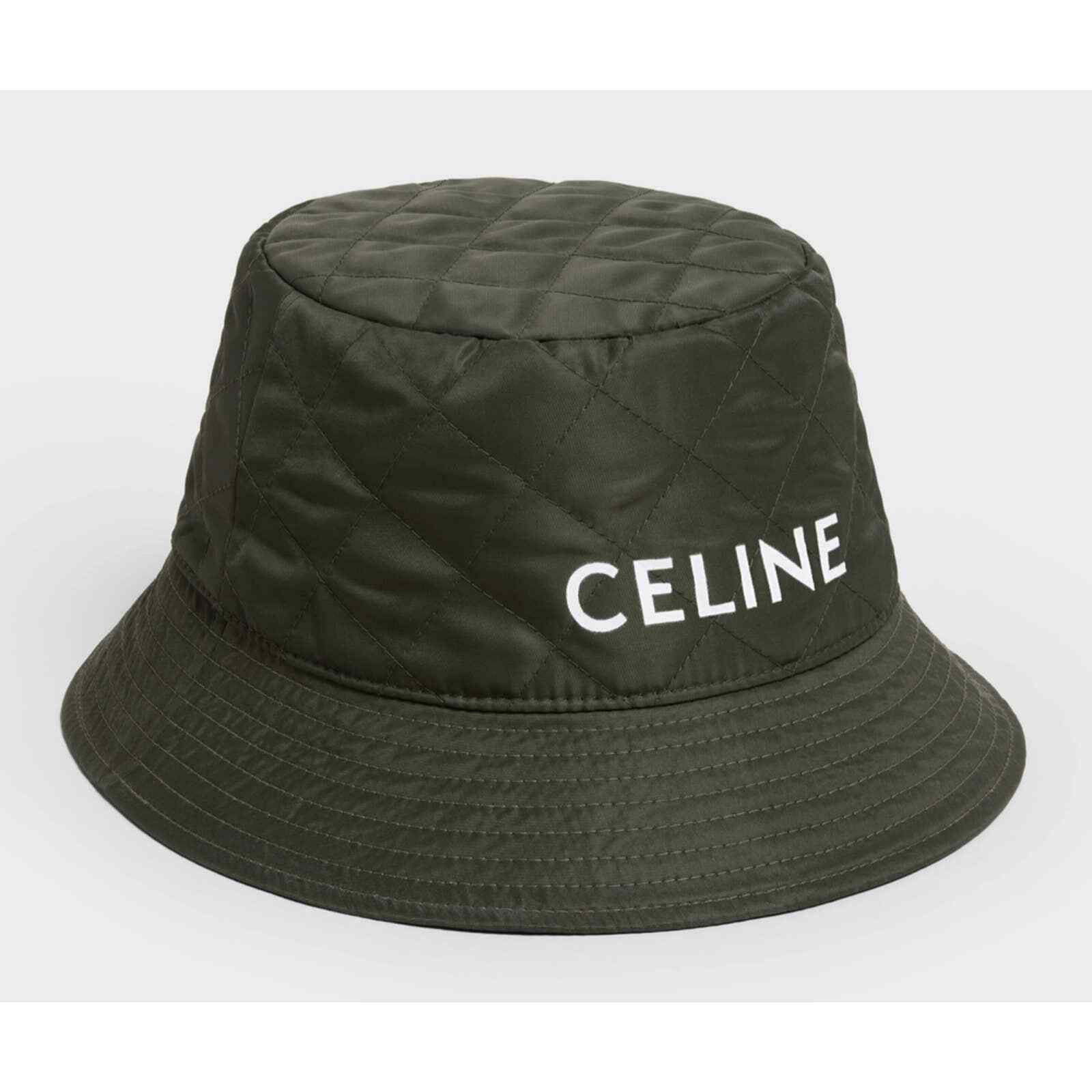 Celine Celine Paris Nylon Twill Orange Sun Bucket Hat M Medium Size ONE SIZE - 3 Thumbnail