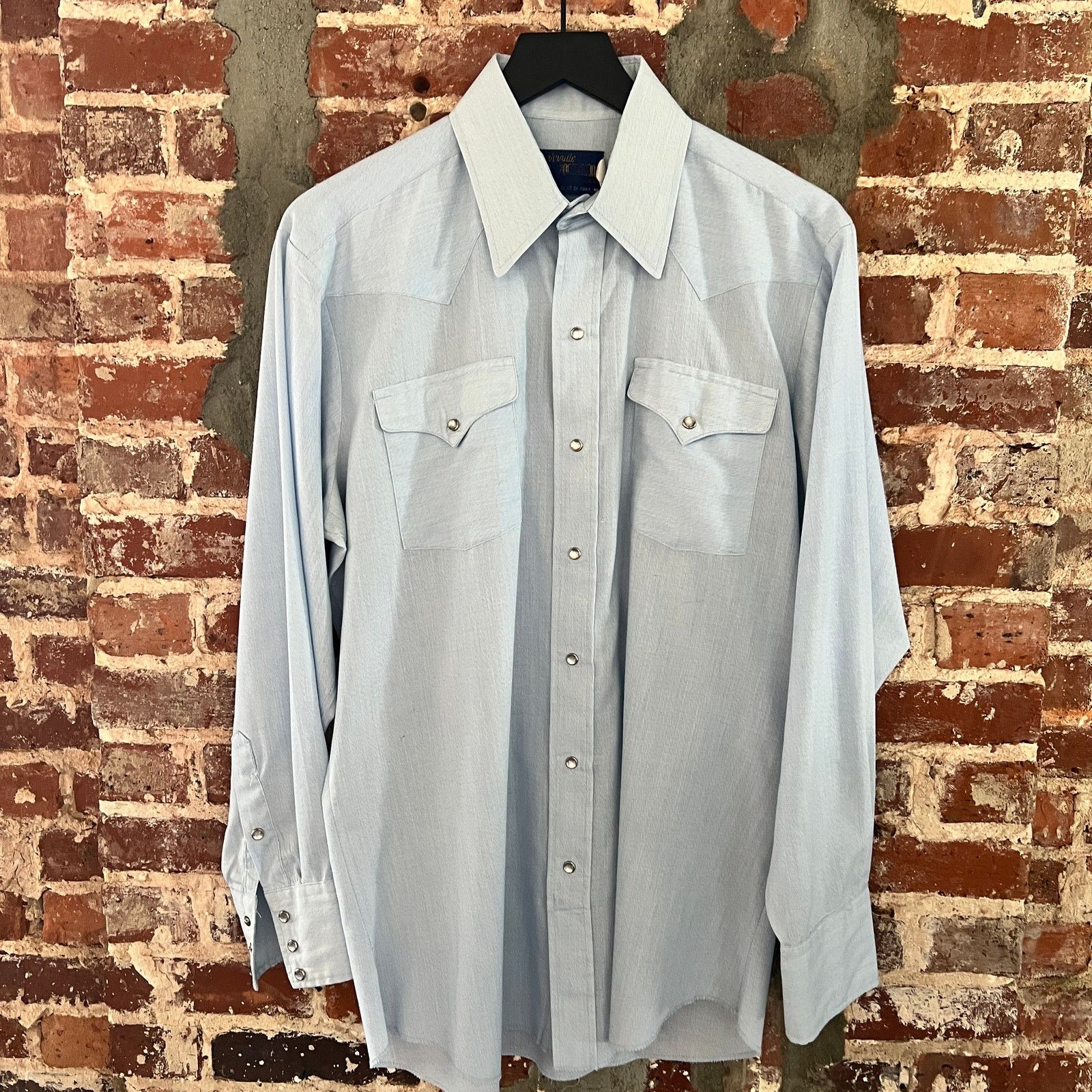 Panhandle Slim VTG Panhandle Slim Blue Western Pearl Snap Shirt 16 34 L Size US L / EU 52-54 / 3 - 2 Thumbnail