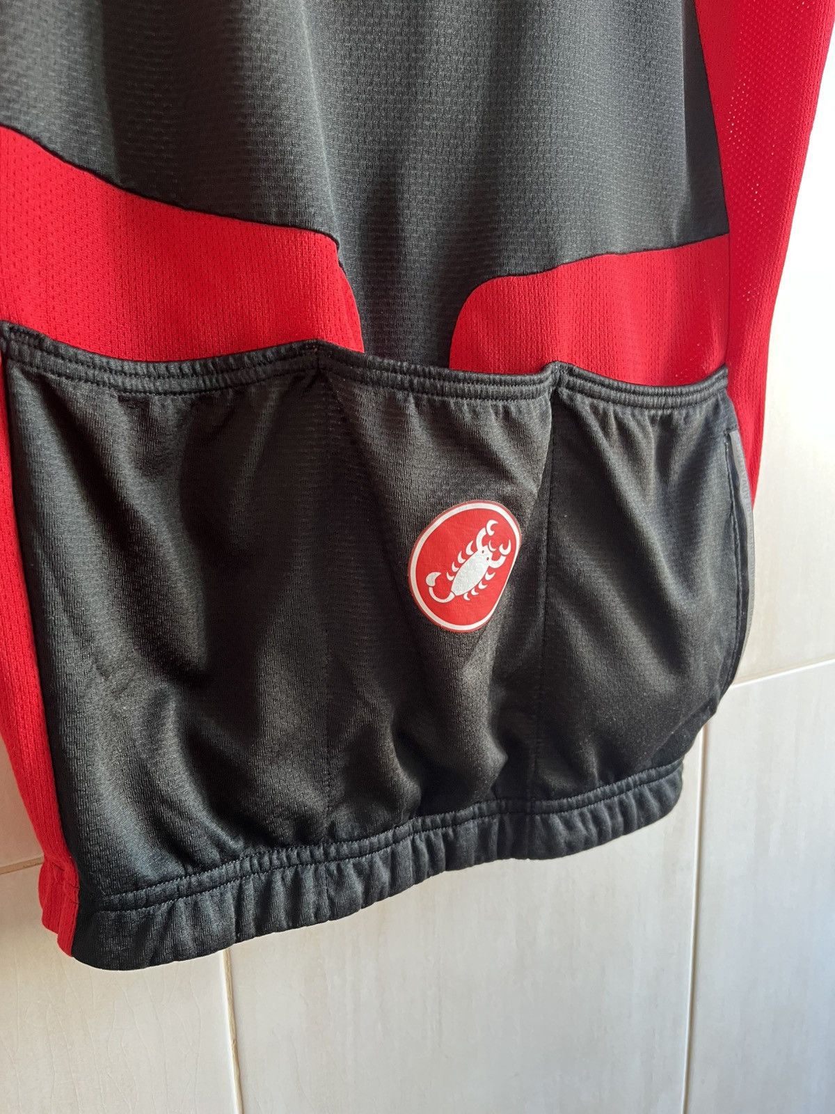 Other Castelli Cycling Jersey Black Red Medium Size US M / EU 48-50 / 2 - 7 Thumbnail