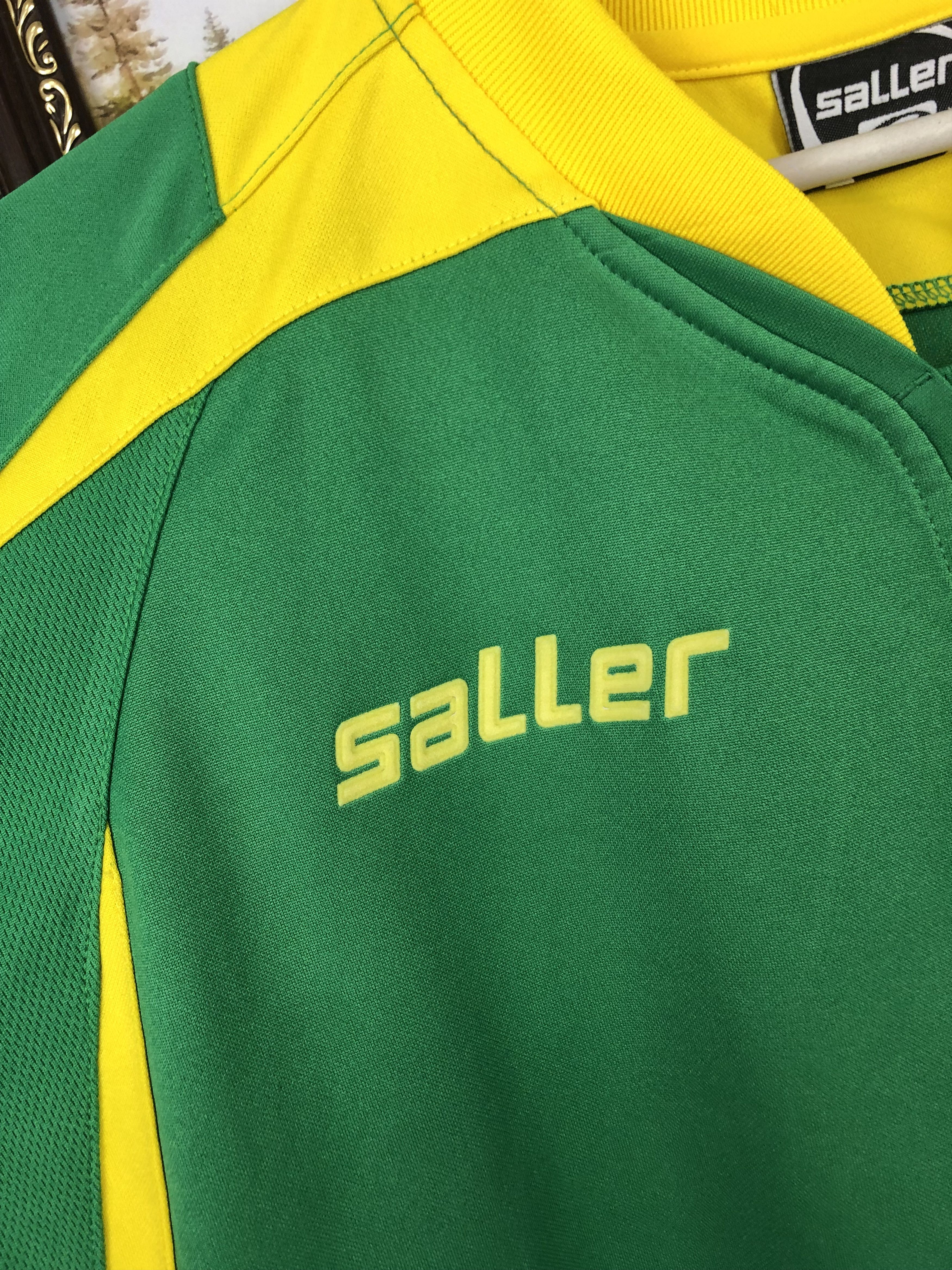 Vintage Lithuania football shirt 2007 #18 Player Issue Jersey Rare Size US XL / EU 56 / 4 - 5 Thumbnail