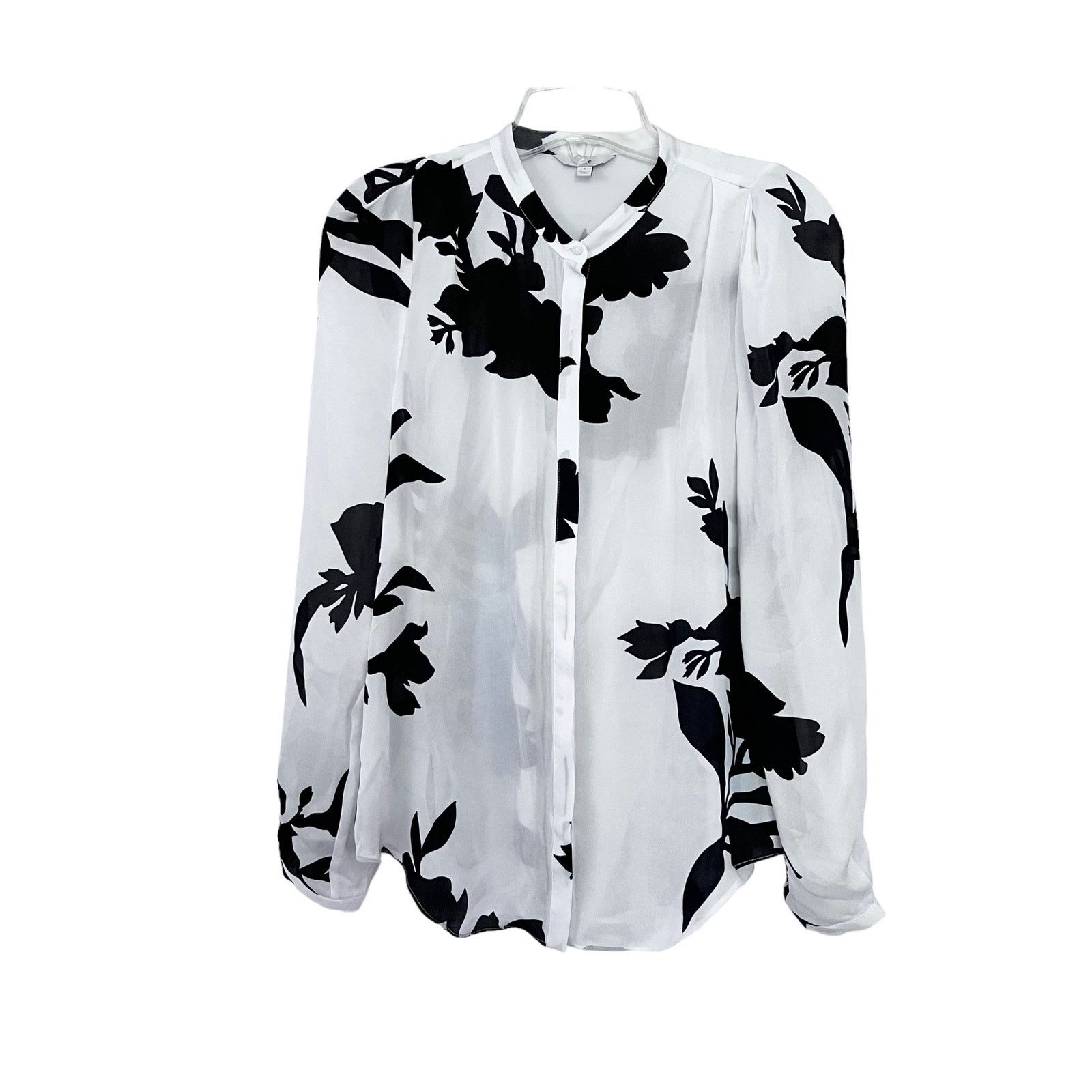 Joie Joie KAYVAN floral silk blouse in Porcelain size Small Size S / US 4 / IT 40 - 2 Thumbnail