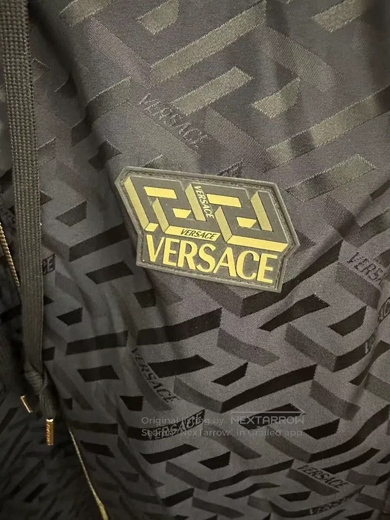 Versace Versace Main line maze series patchwork hooded leather jac Size US M / EU 48-50 / 2 - 5 Thumbnail