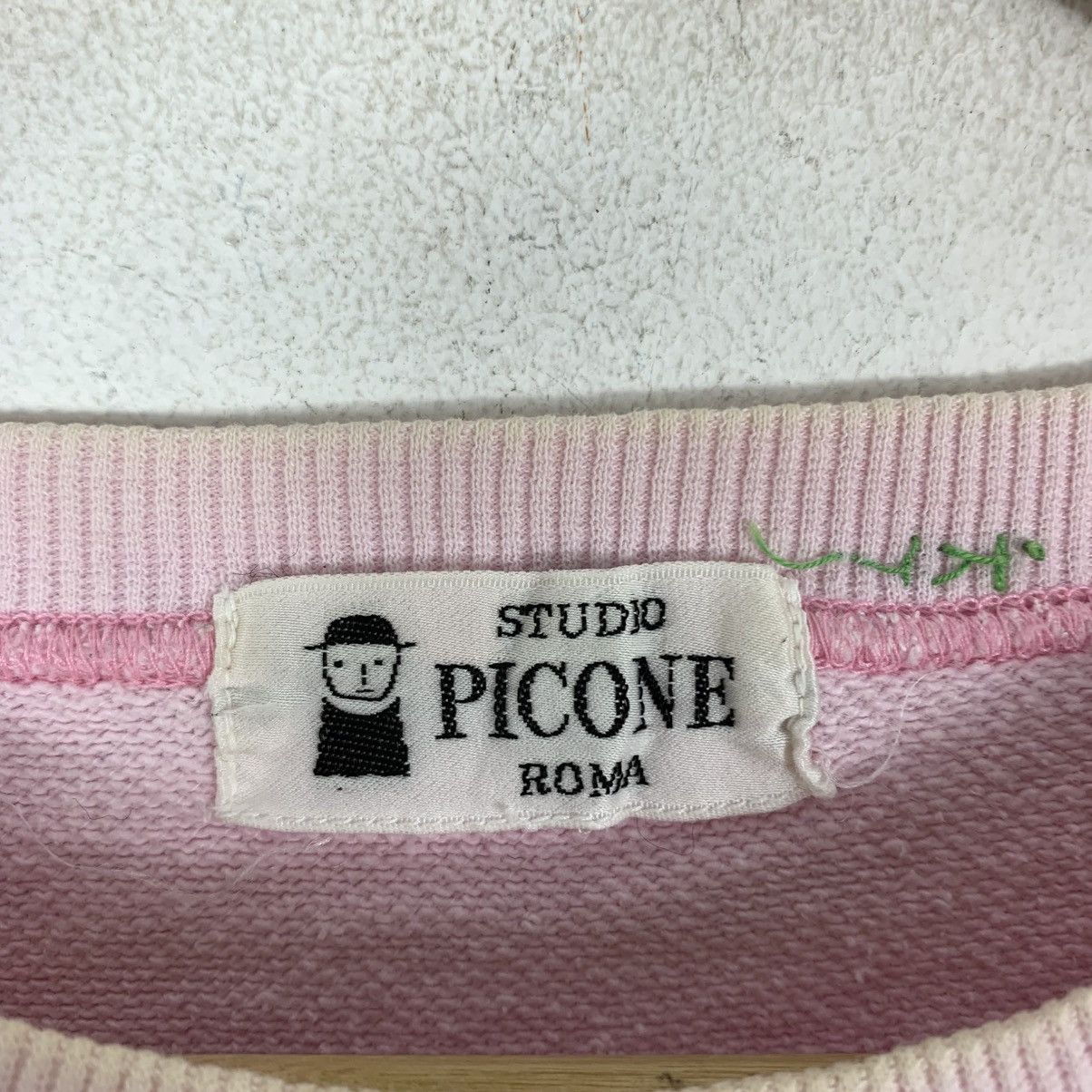 Vintage Vintage STUDIO PICONE ROMA Embroidered Sweatshirt Size US L / EU 52-54 / 3 - 6 Thumbnail
