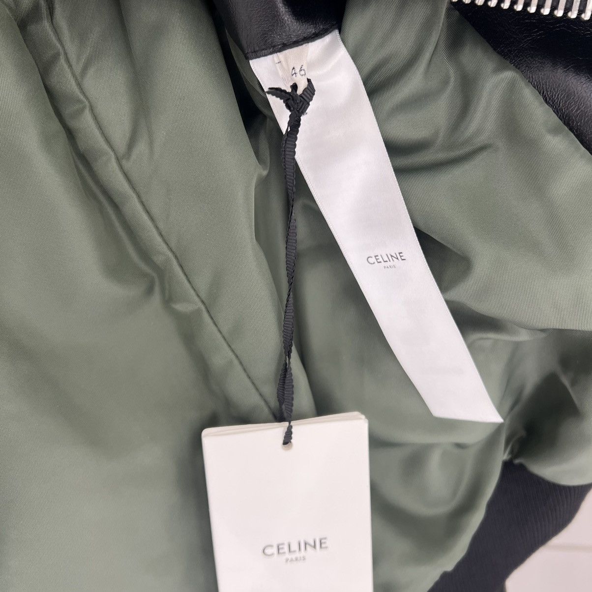 Celine Celine Leather Bomber in Large Size US L / EU 52-54 / 3 - 4 Thumbnail