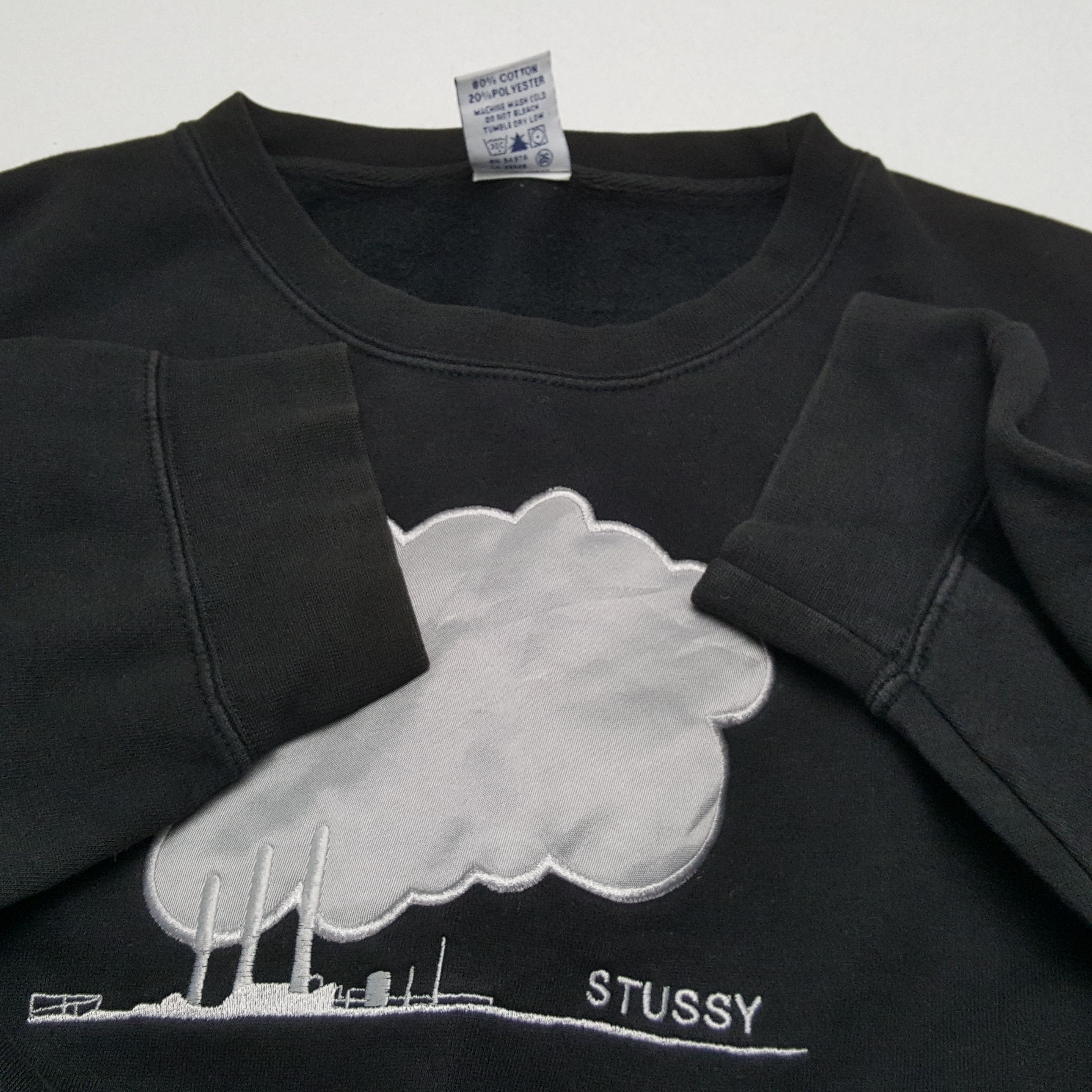 Stussy × Vintage Vintage STUSSY Streetwear Skateboard Style Sweatshirts Size US XXL / EU 58 / 5 - 8 Thumbnail