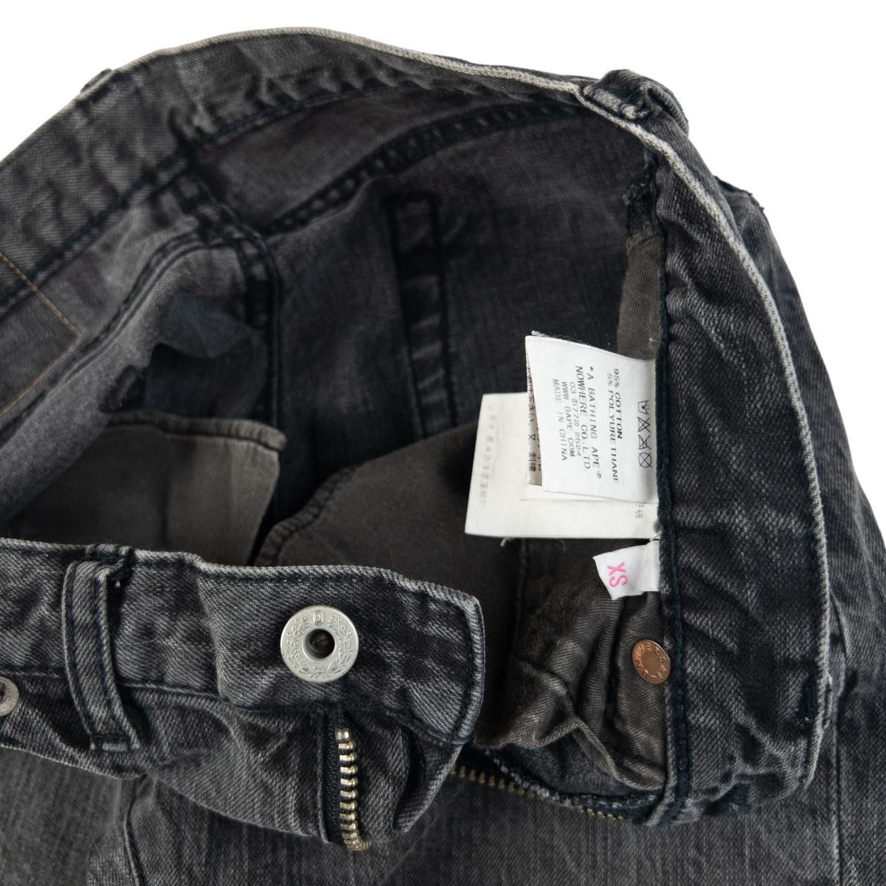 Bape Vintage Bape Star Bolt Embroidered Denim Jeans W28 Size 28" / US 6 / IT 42 - 7 Thumbnail