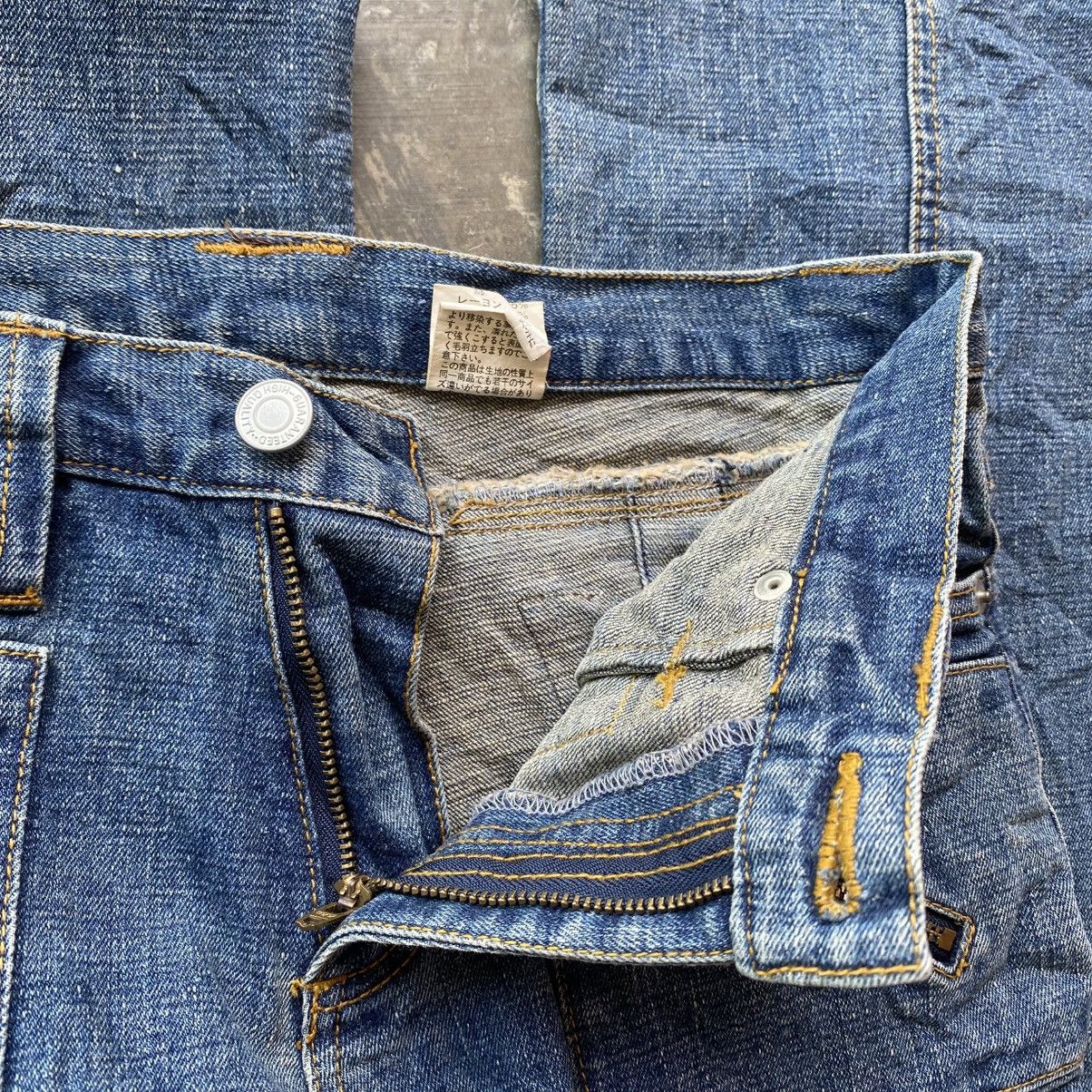 Le Grande Bleu (L.G.B.) × Tornado Mart Vintage Lace Up Stretchable Flared Jeans Size 27" / US 4 / IT 40 - 5 Thumbnail