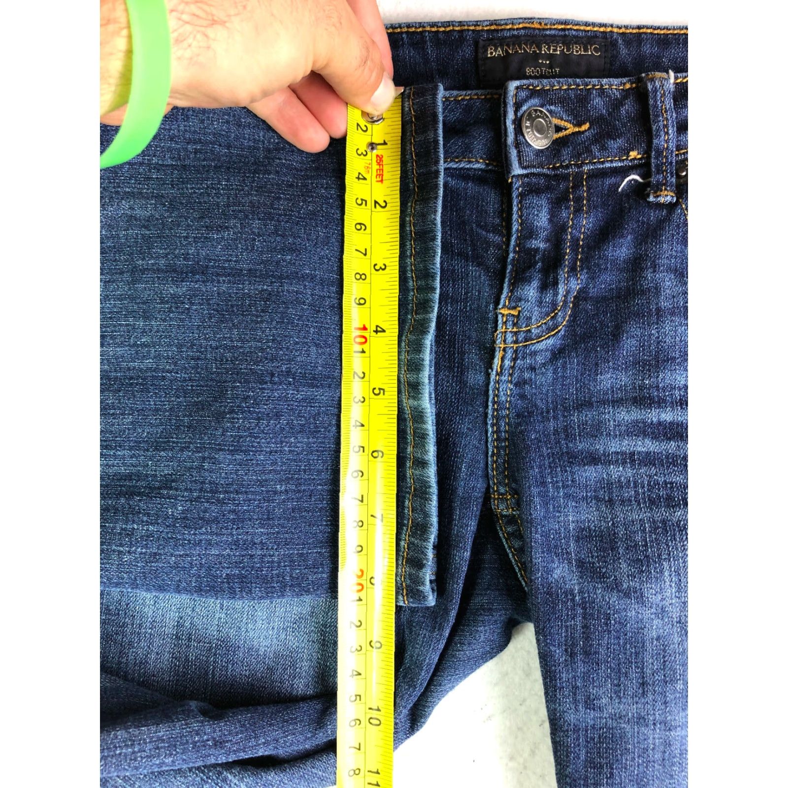Banana Republic VINTAGE Banana Republic Bootcut Jeans? 25/0R 28x30 Measured Blue Denim Juniors Womens Regular Mid Rise Cotton Denim jeans Size 42" / US 20 - 7 Thumbnail