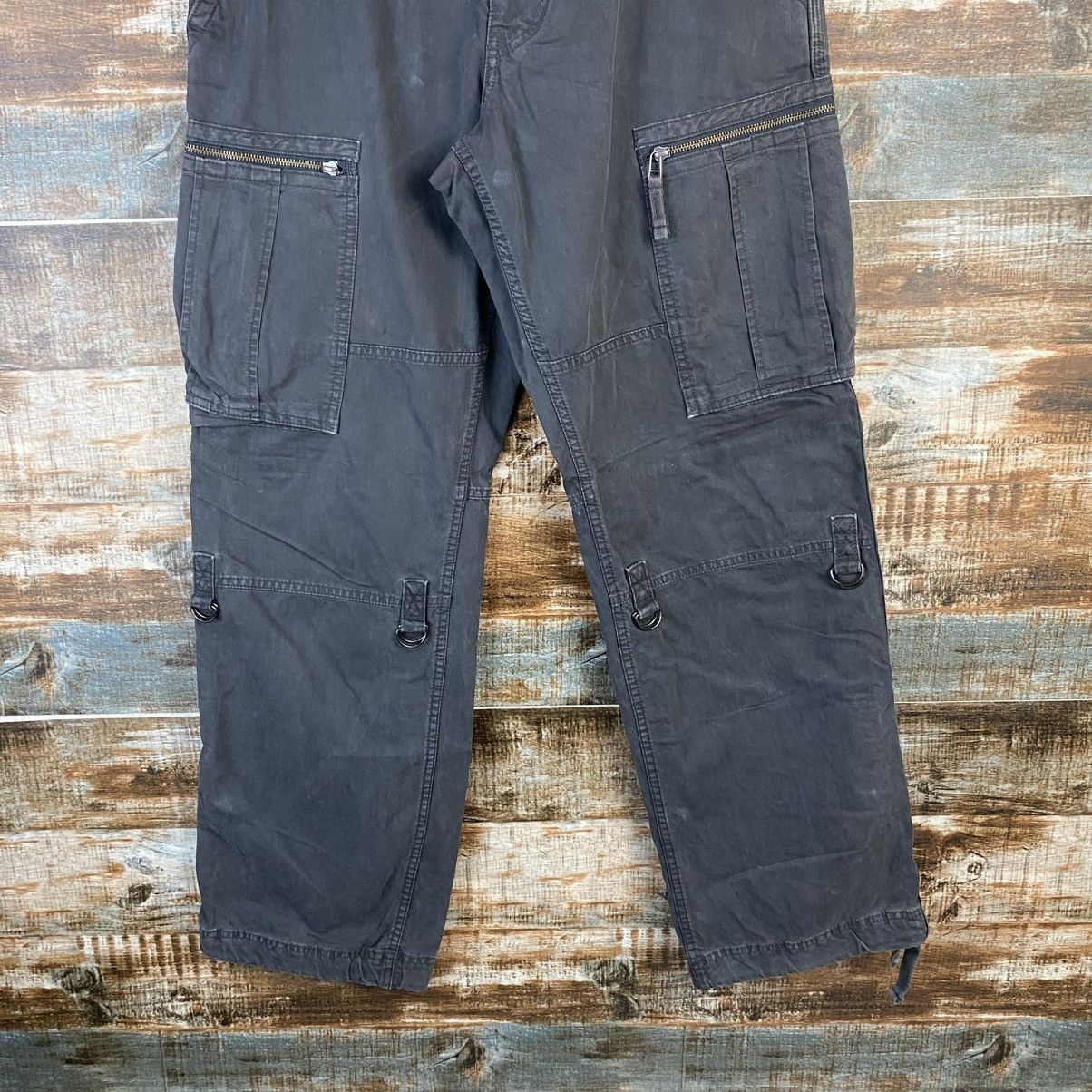 Other DL Uniqlo Black Cargo Multipocket Pants #C929 Size US 33 - 3 Thumbnail