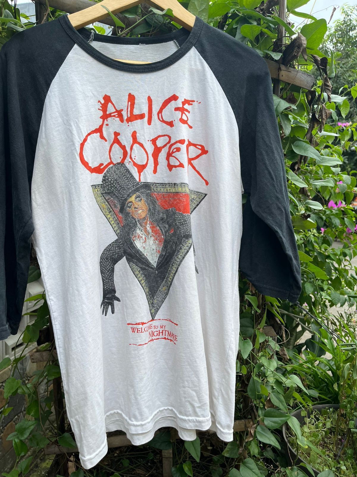 Band Tees Alice Cooper Domination 2019 Tour lost tag raglan tee tshirt Size US L / EU 52-54 / 3 - 1 Thumbnail