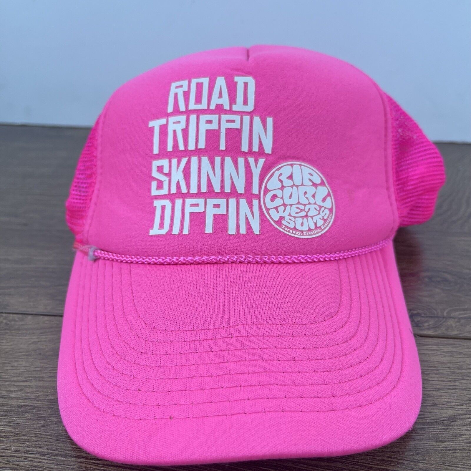 Other Road Trippin Skinny Dippin Snapback Hat Pink Hat Adjustable Size ONE SIZE - 3 Thumbnail
