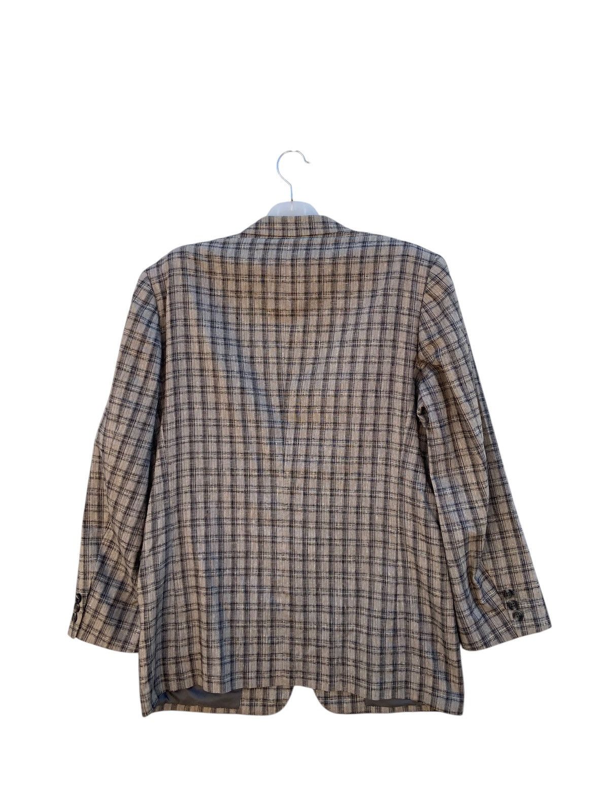 Christian Dior Monsieur CHRISTIAN DIOR CHECKERED BLAZER Size 44L - 2 Thumbnail